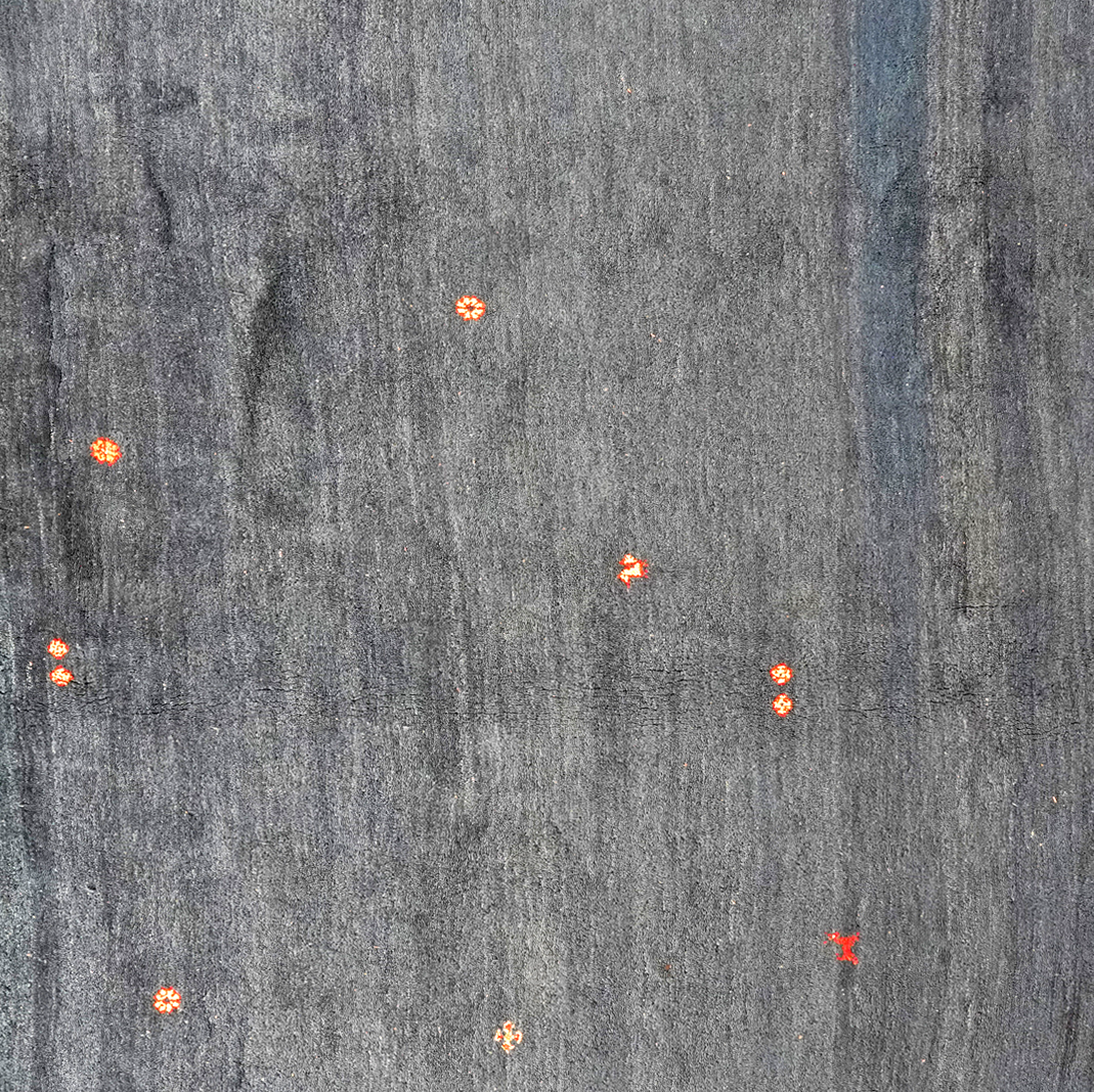 Gabbeh Carpet Wool Blue