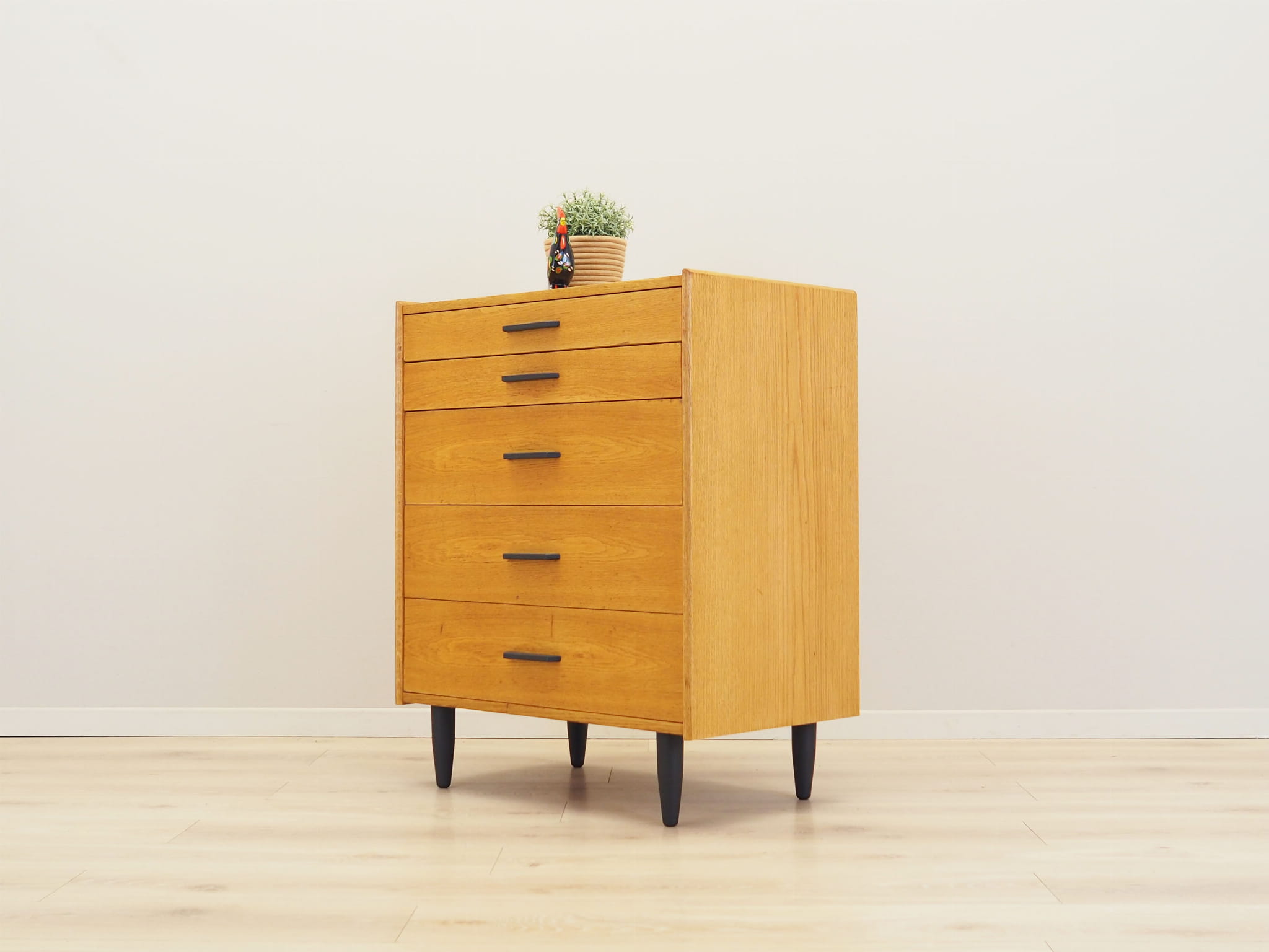 Vintage Kommode Eiche Braun 1960er Jahre