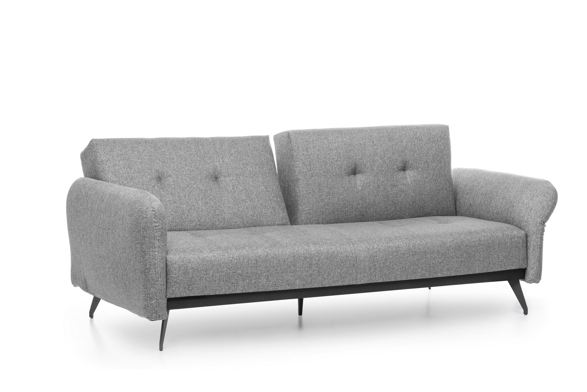 Ron Sofabed Schlafsofa 3-Sitzer Grau