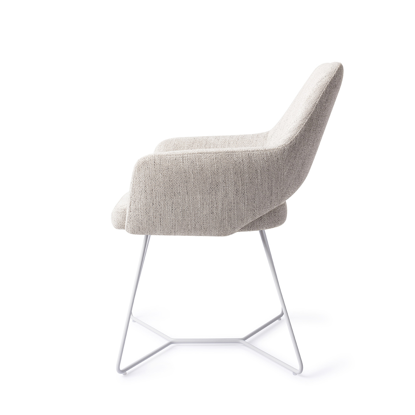 Yanai Dining chair Beehive Pigeon Grey