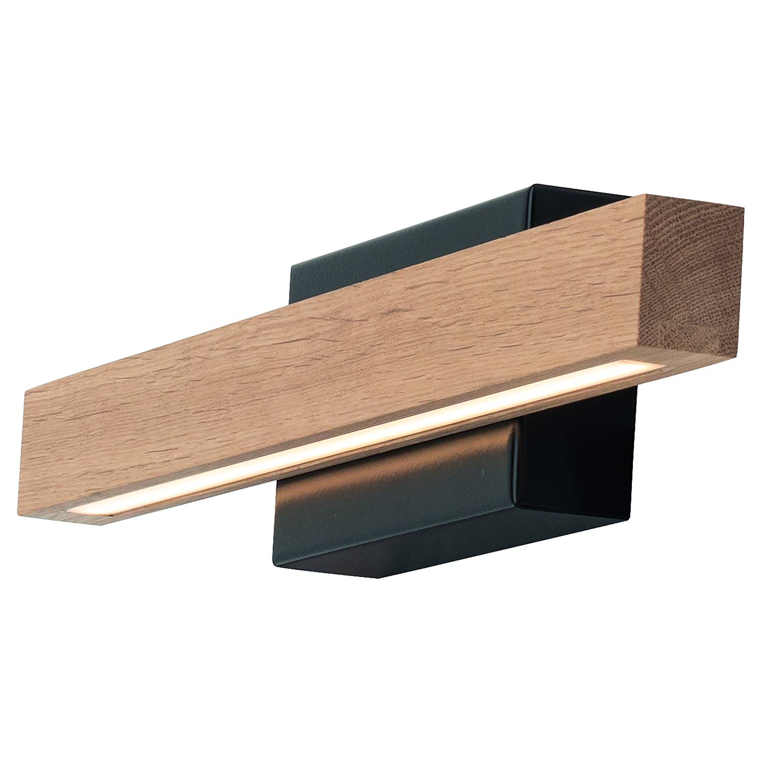 Wandleuchte Aqua Viva Typ C Eiche Massiv Schwarz