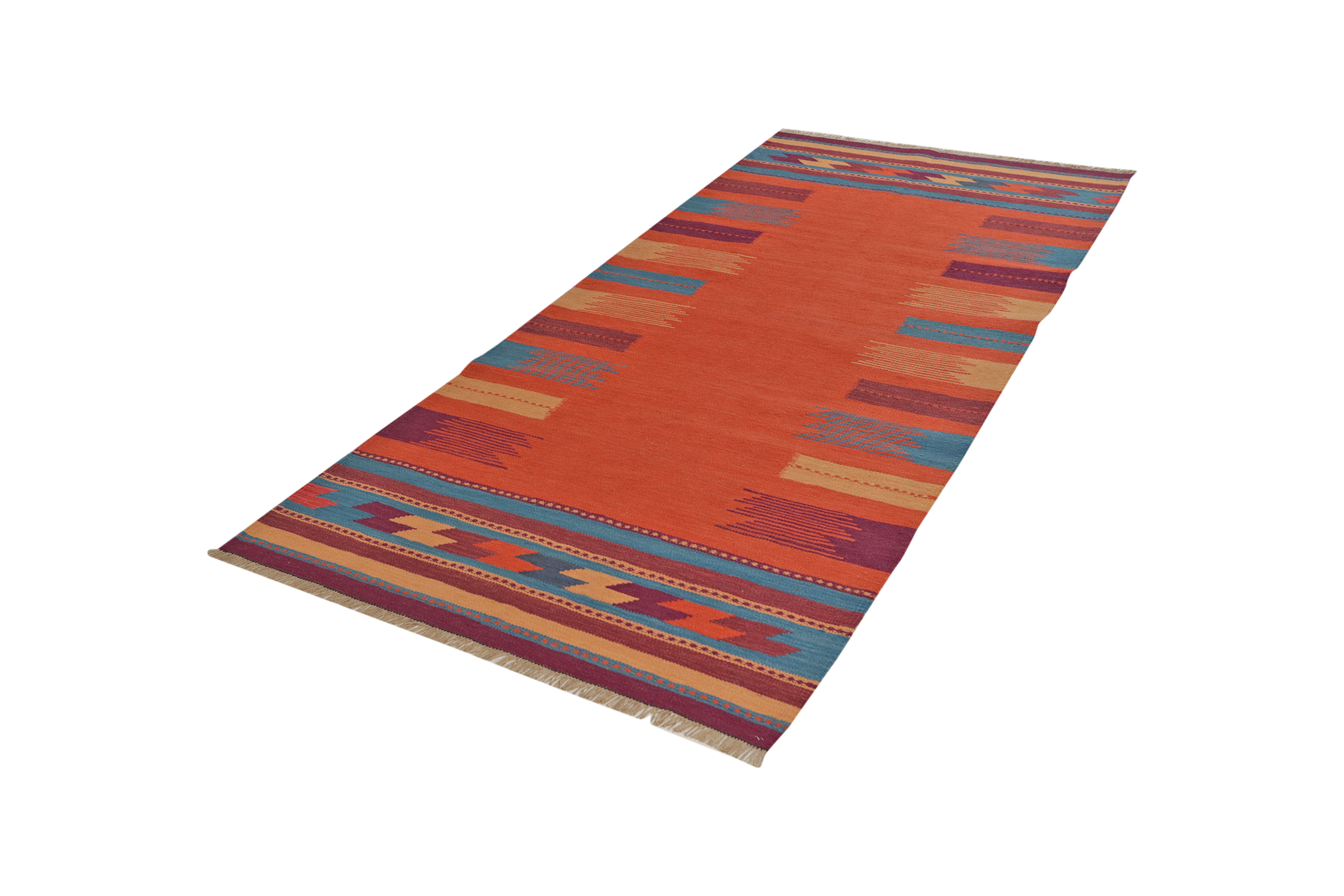 Kelim Gashgai Carpet Wool Multicolored