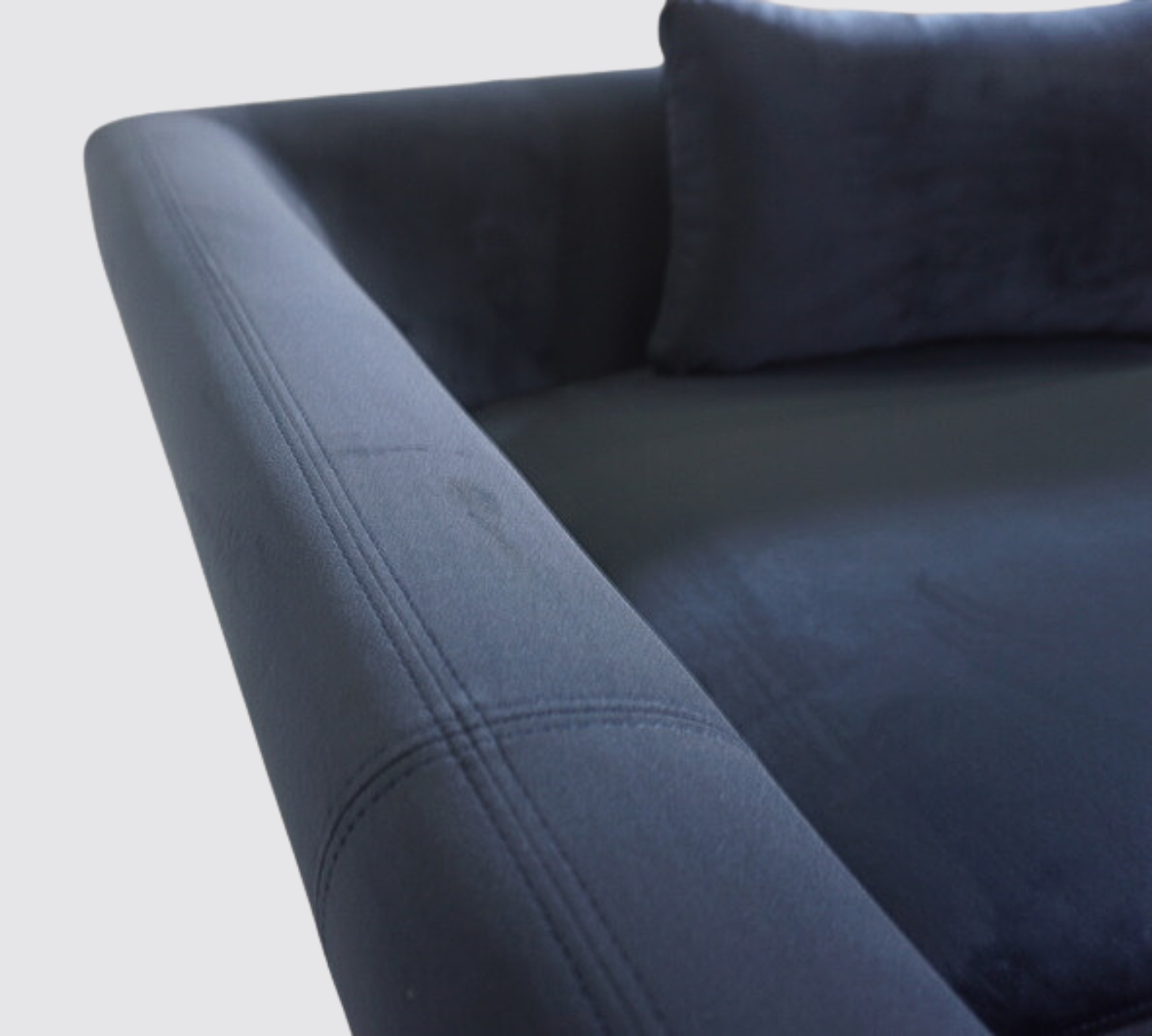 Sigrid Sofa 3-Sitzer Velour Lux Navy