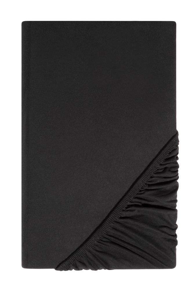 Spannleintuch für Boxspringbett aus Baumwolle Schwarz