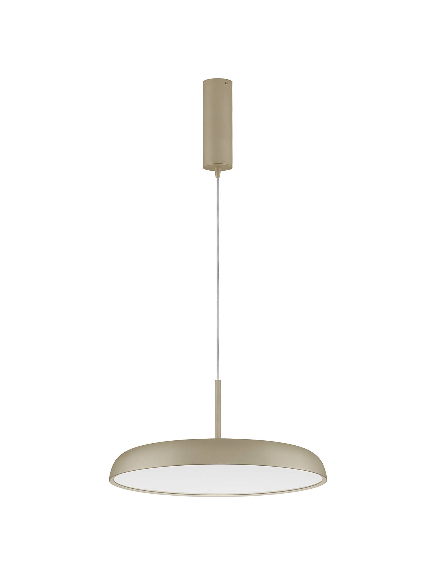 Linus Pendelleuchte Aluminium Gold 1-flammig