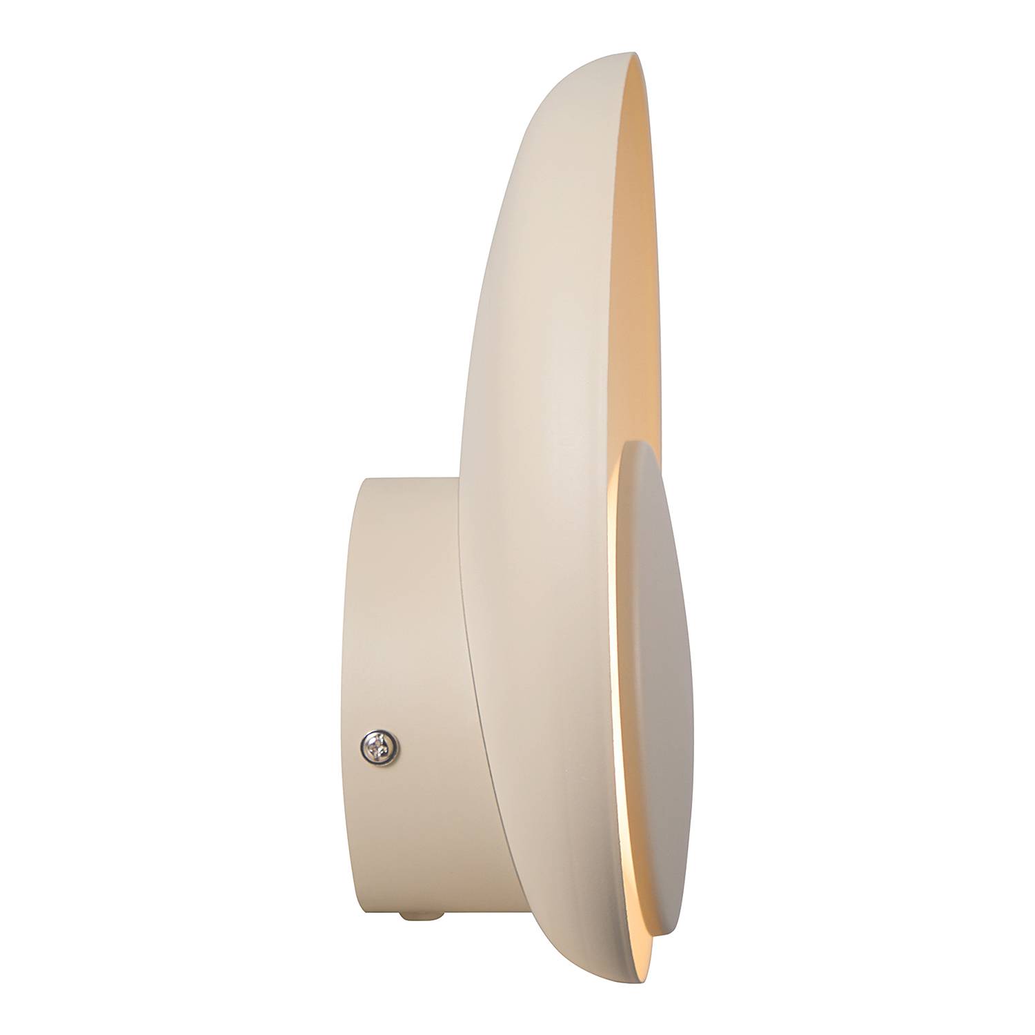 Marsi Wandleuchte Aluminium Beige 1-flammig