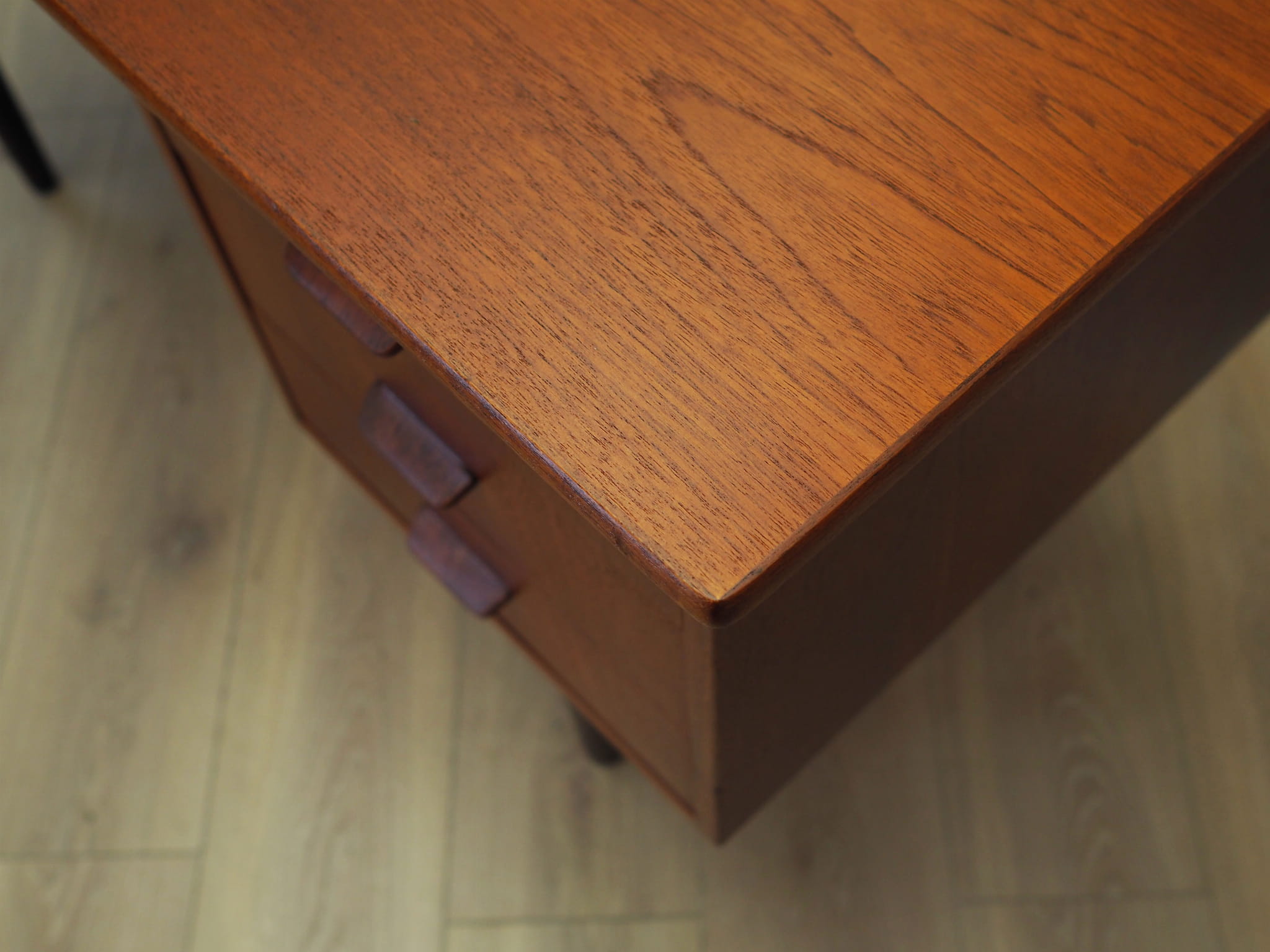 Vintage Teakwood Desk Brown 1970s