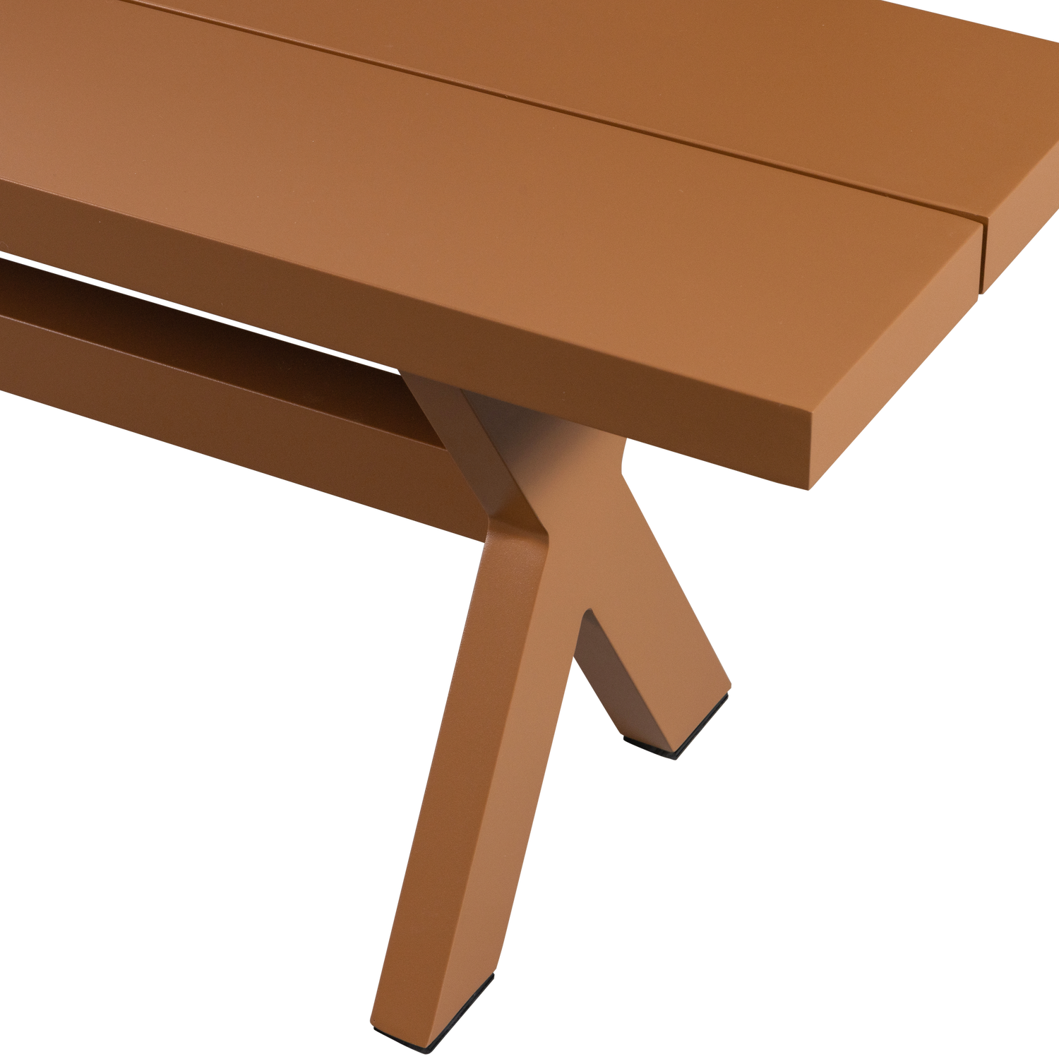 DELTA Picknickbank Aluminium Terra