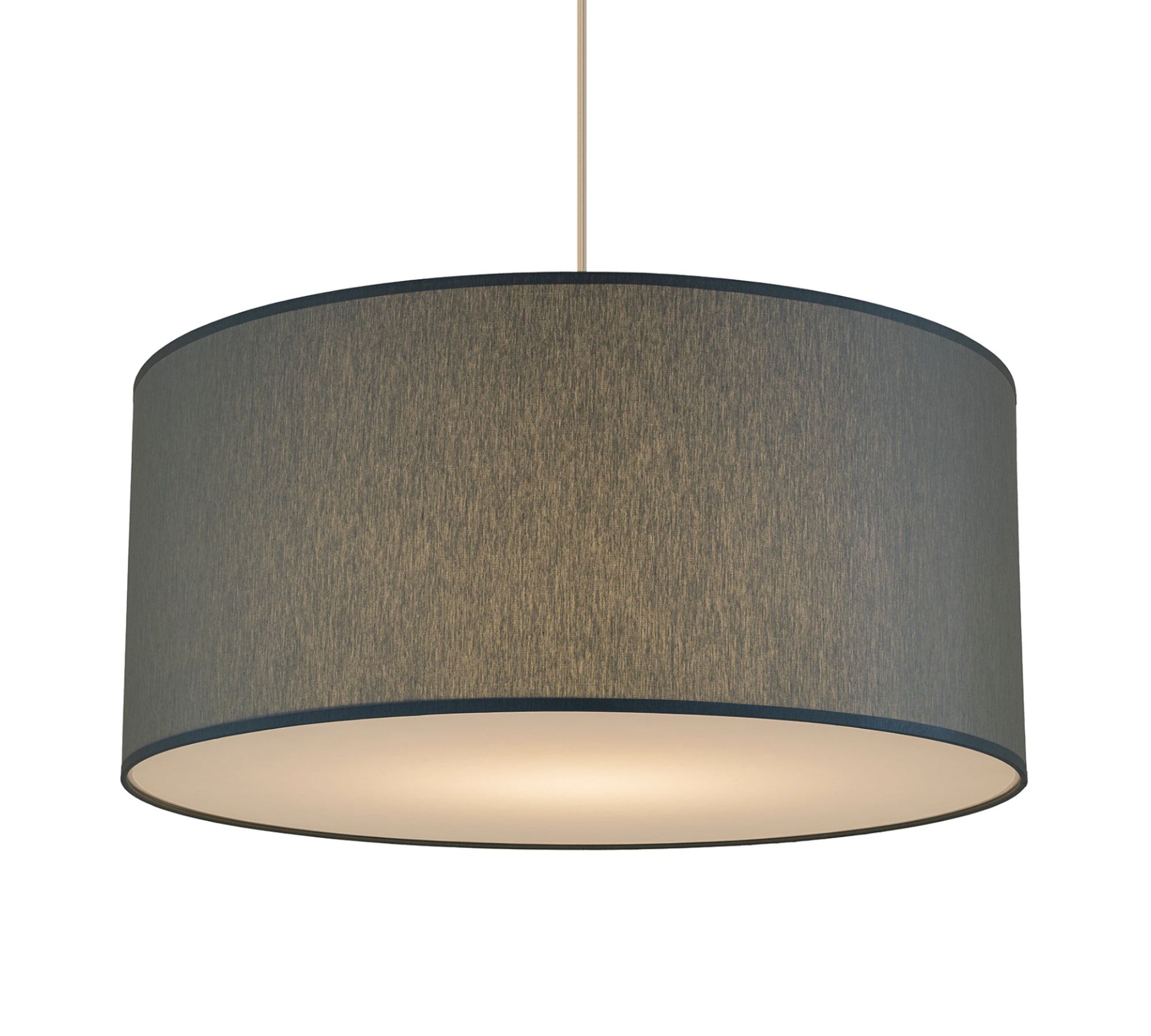 Pendant light 1-light cotton fabric steel