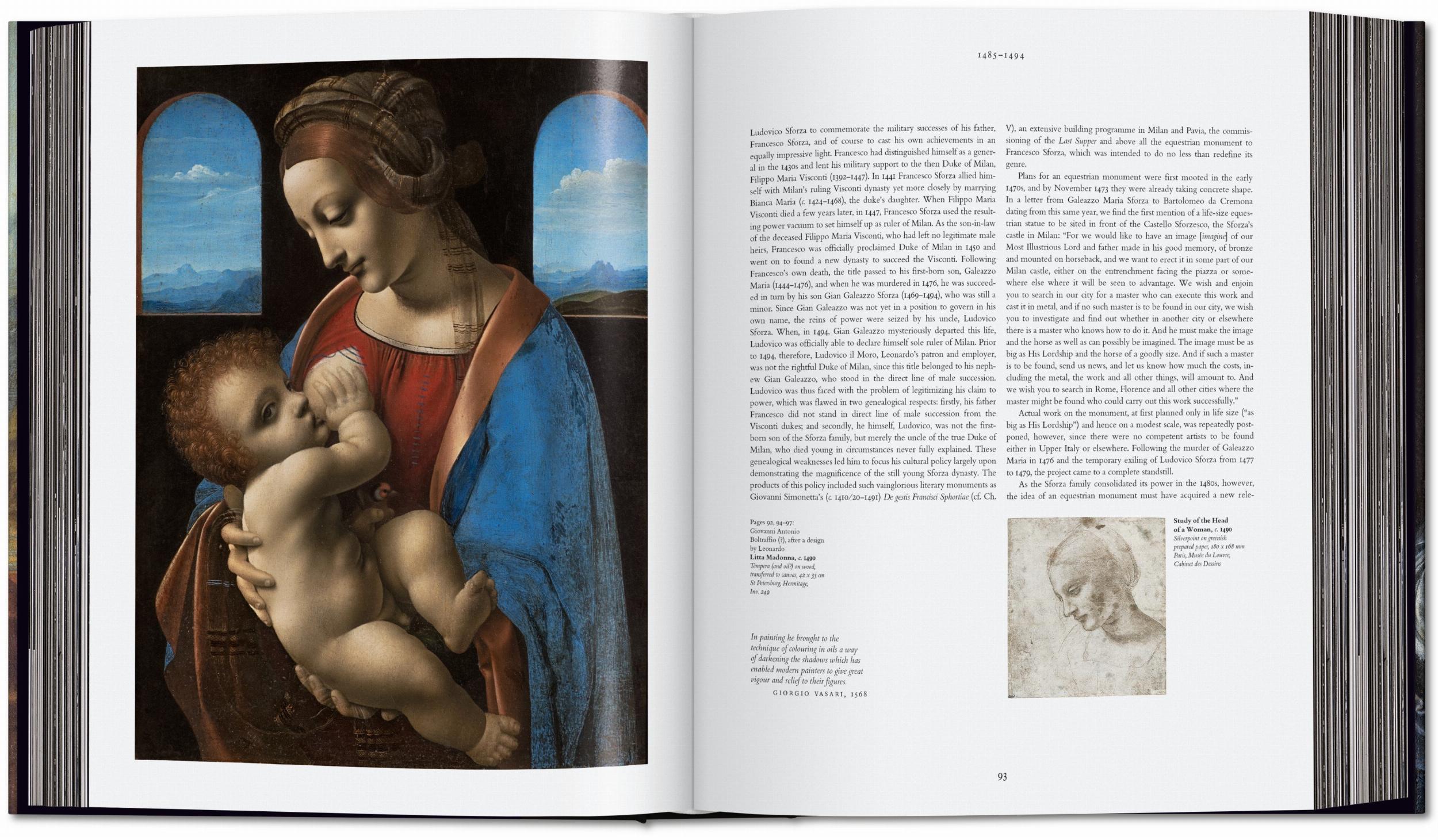 Leonardo. Sämtliche Gemälde und Zeichnungen in Deutsch