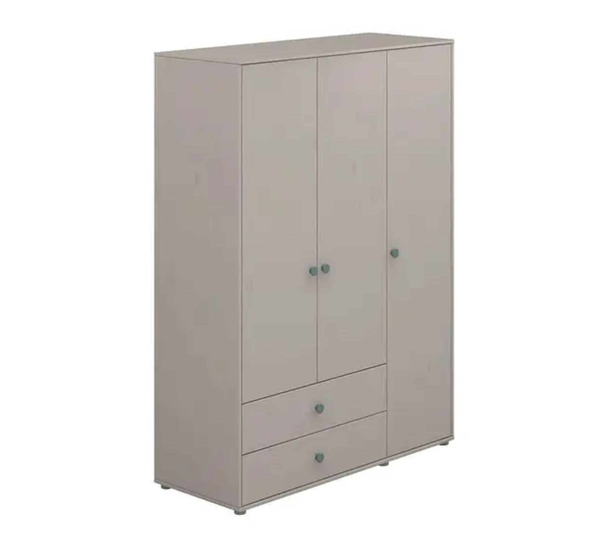 Kleiderschrank Extra Hoch Holz Taupe