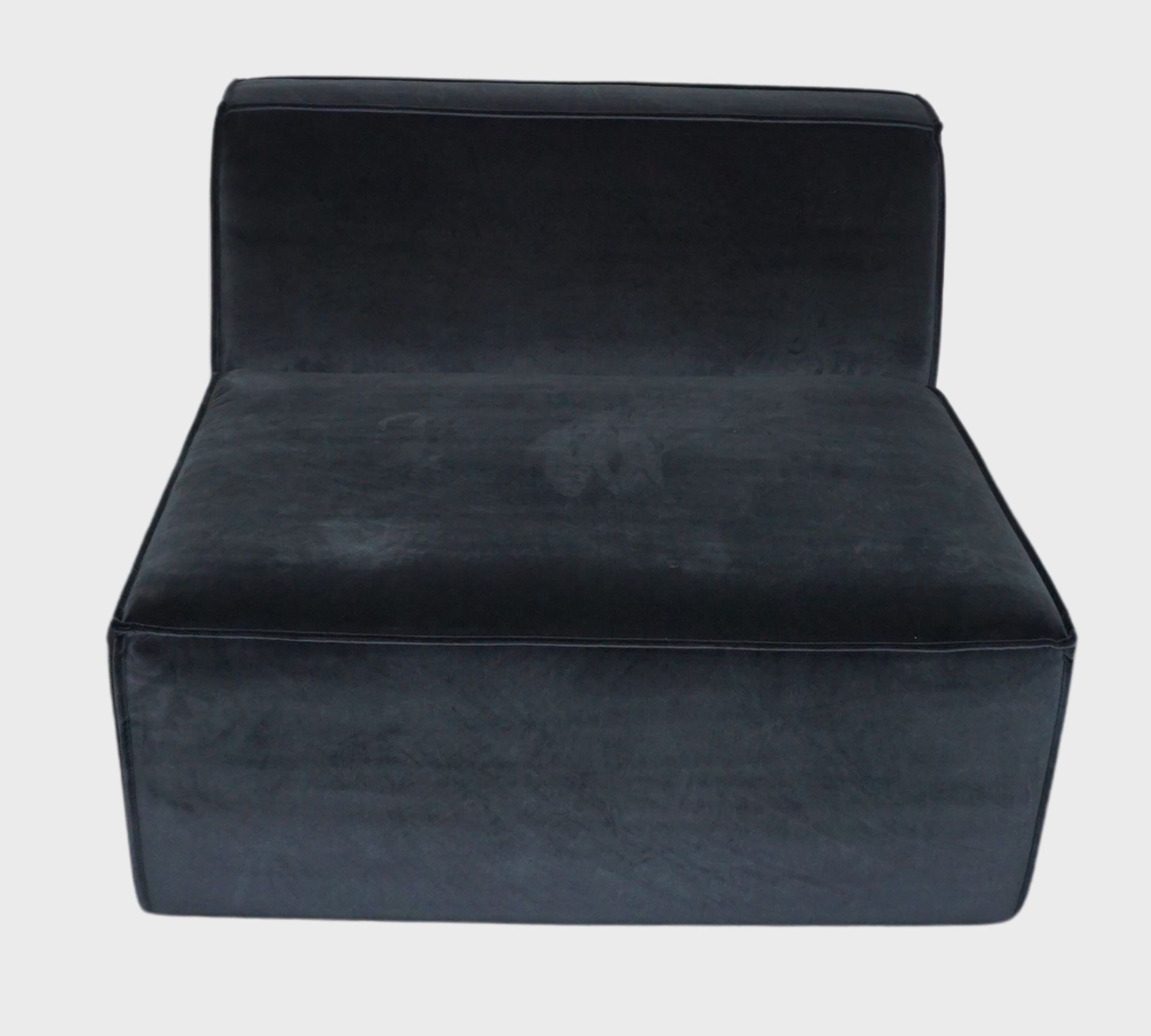 Dane 1-seater Module Velour Matt Dark Grey