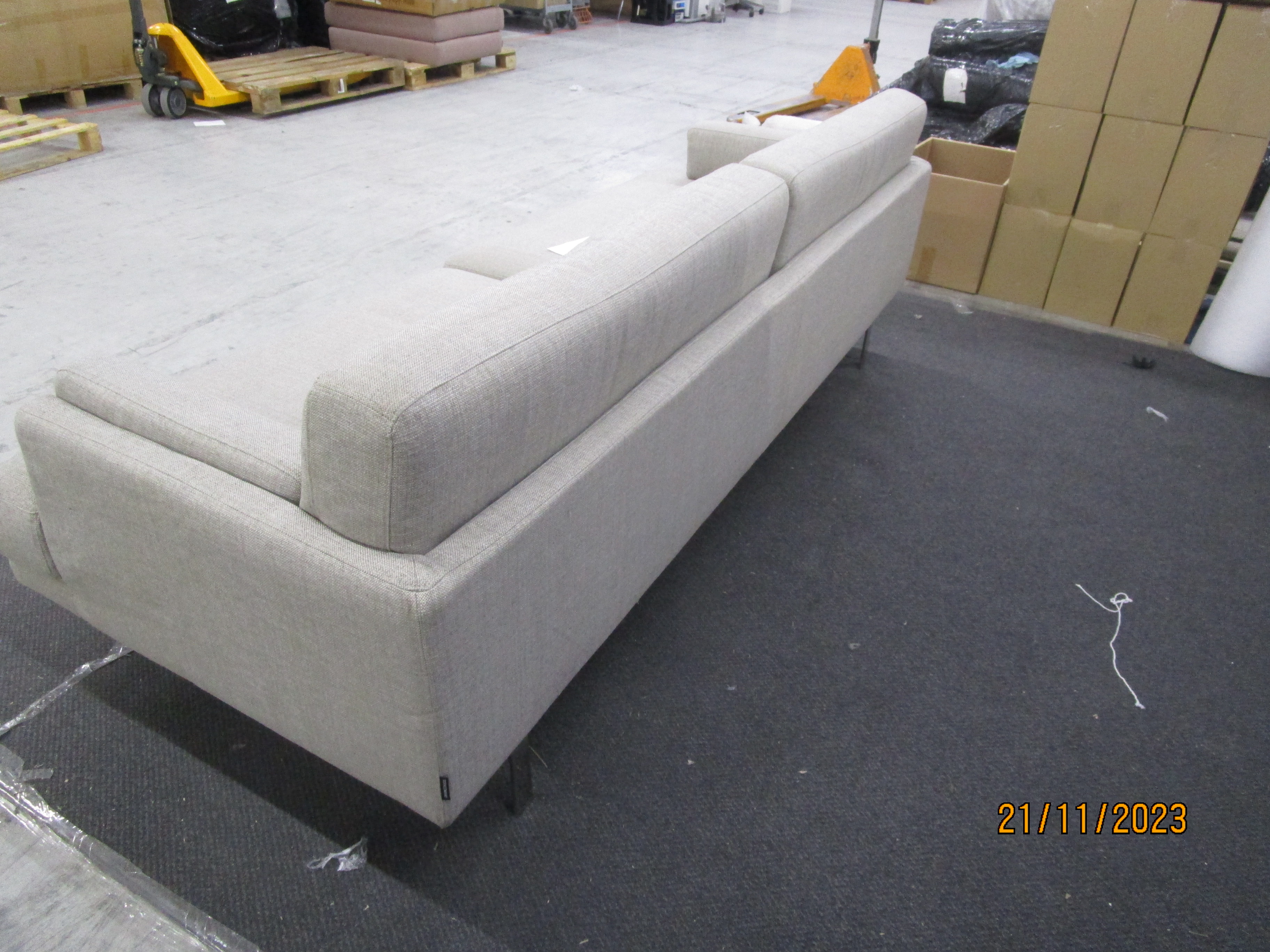 Ernest Sofa 3-Sitzer Vega Sand Dune