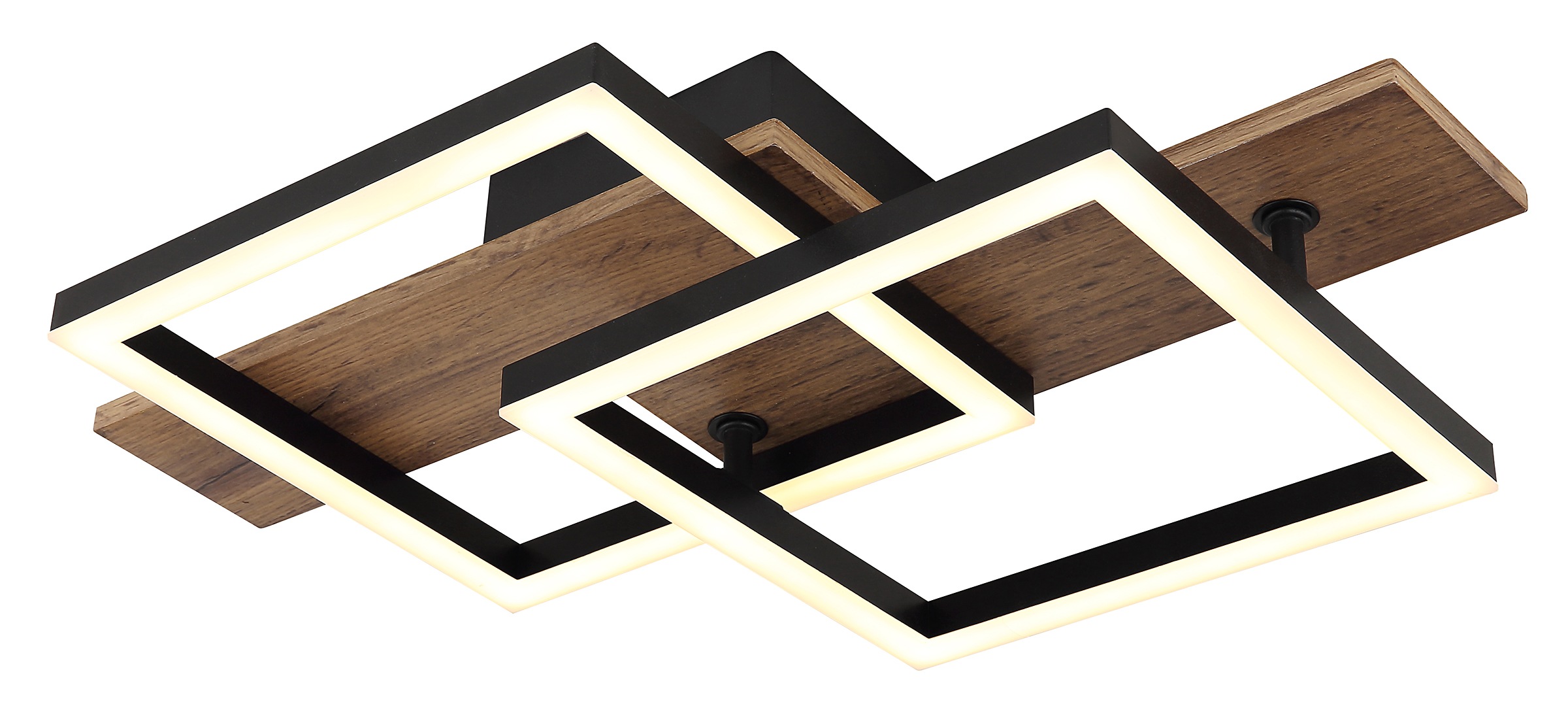 Jeffry Type A LED ceiling light 1-bulb acrylic glass iron