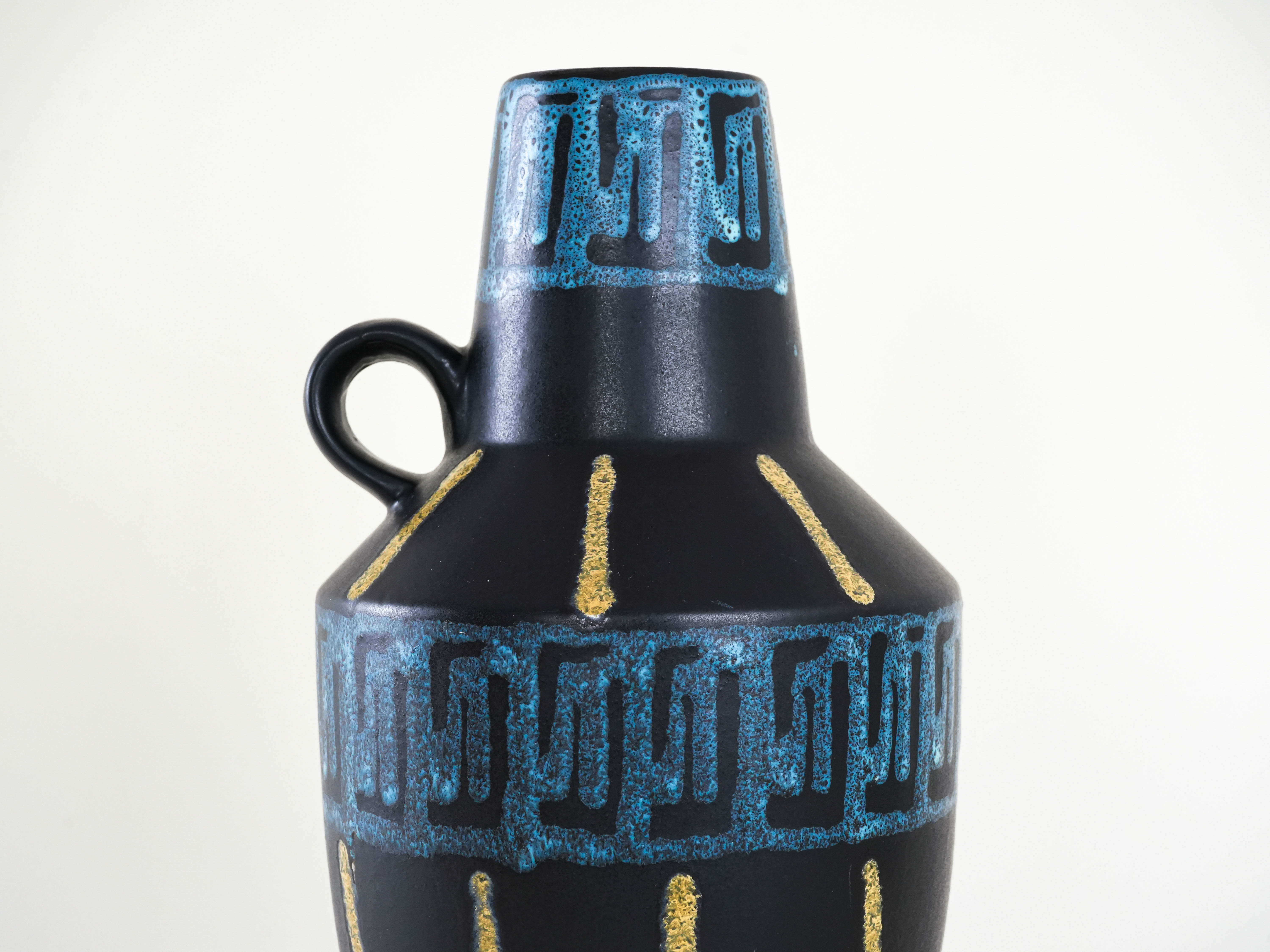 Ceramic vase Blue