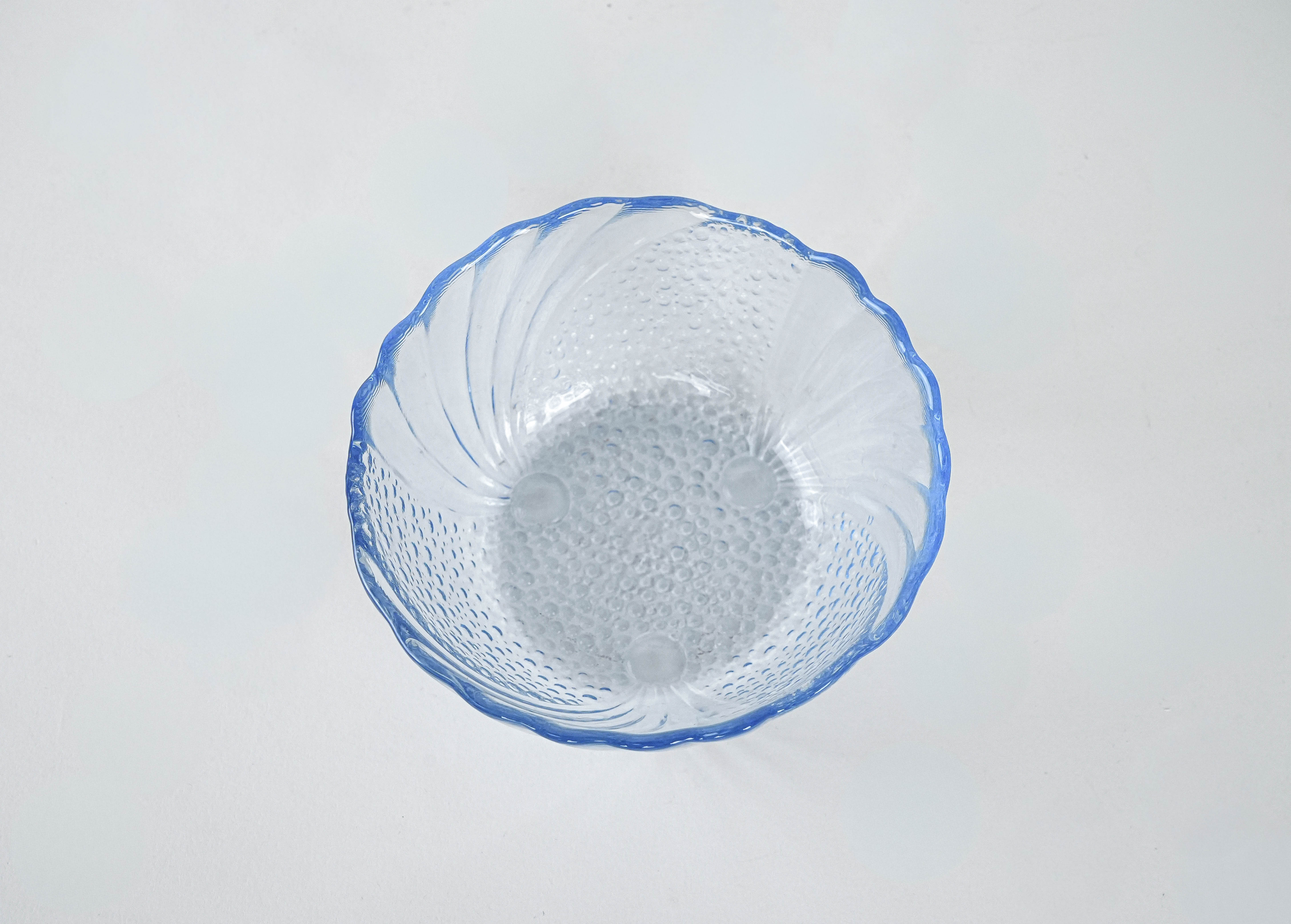 Glasschüssel-Set Transparent 1970er Jahre