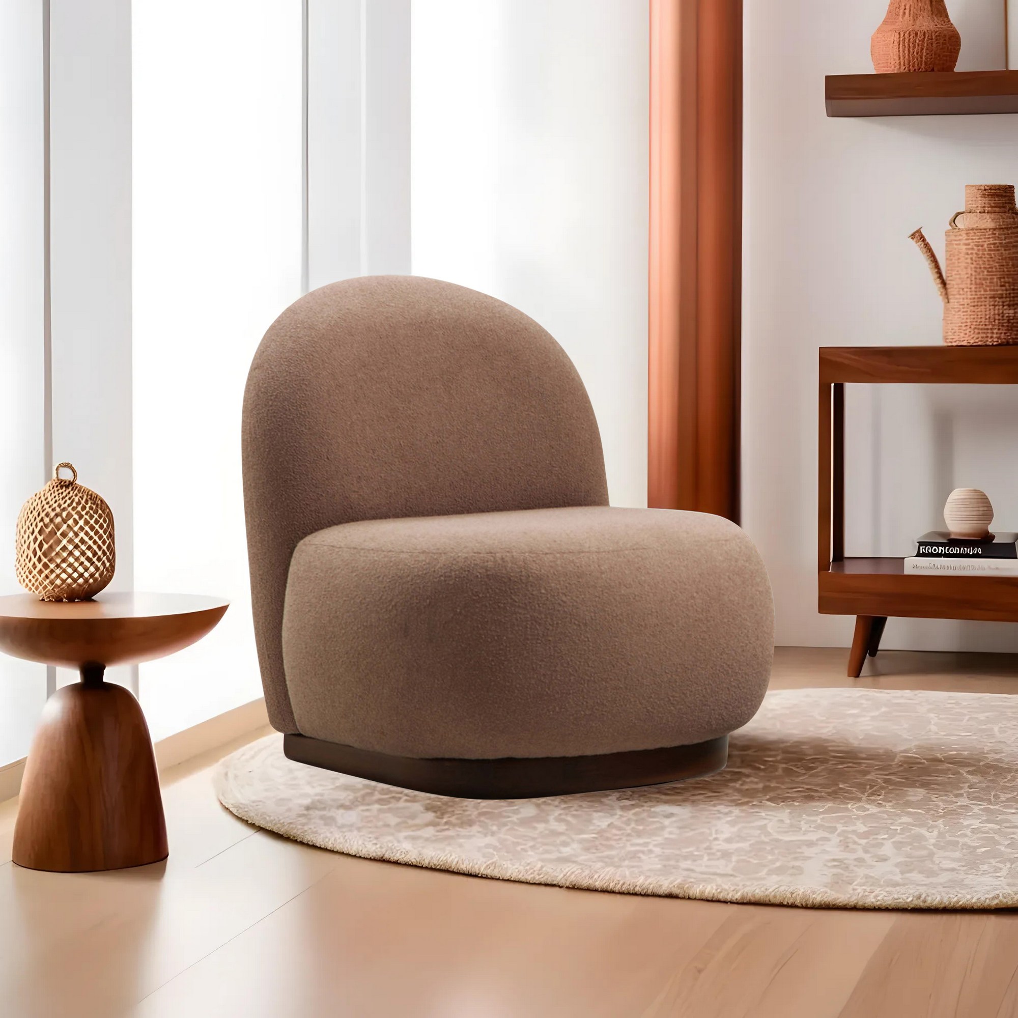 Tina Armchair Cappuccino Brown