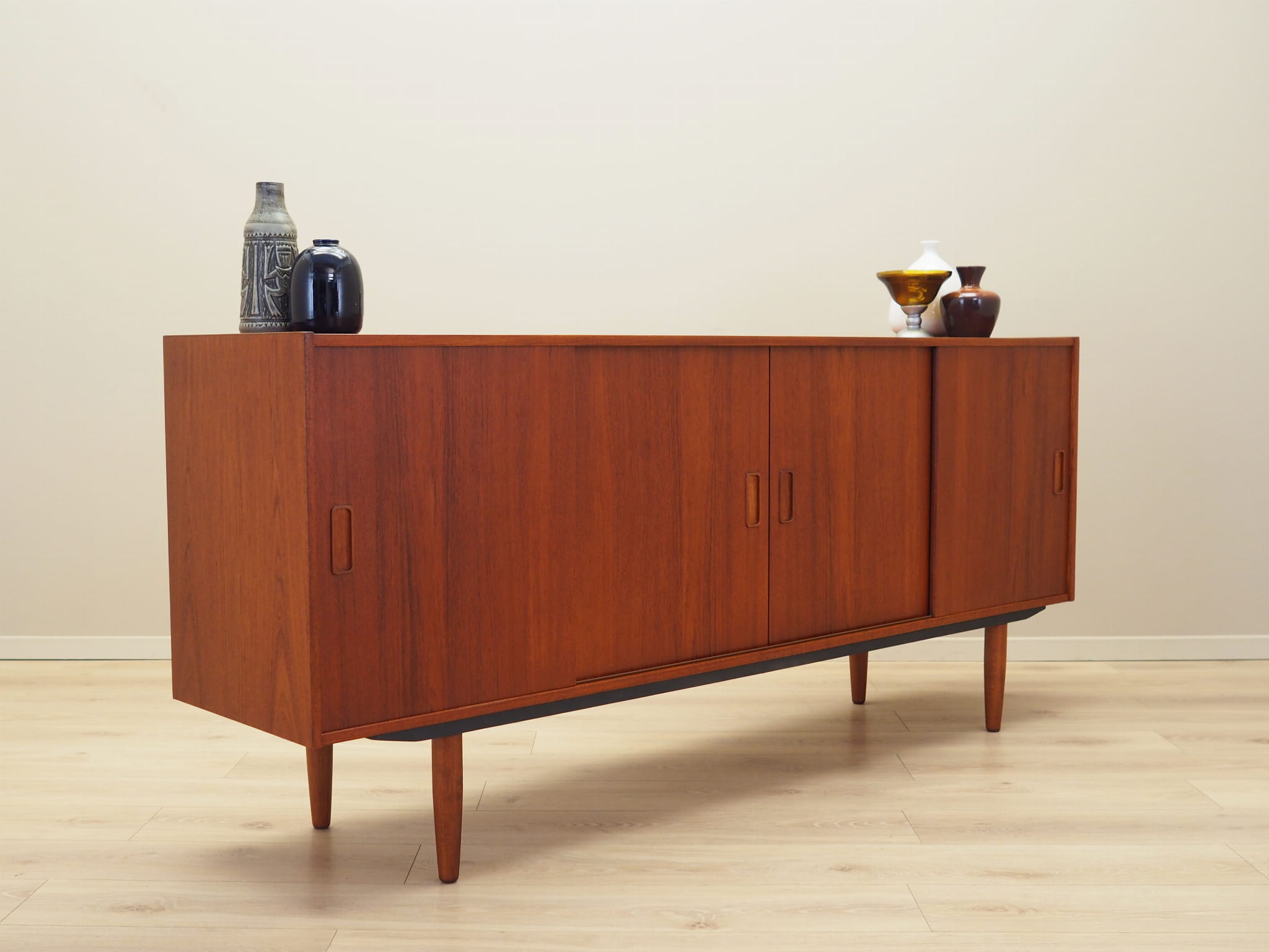 Vintage Sideboard Teakholz Braun 1970er Jahre