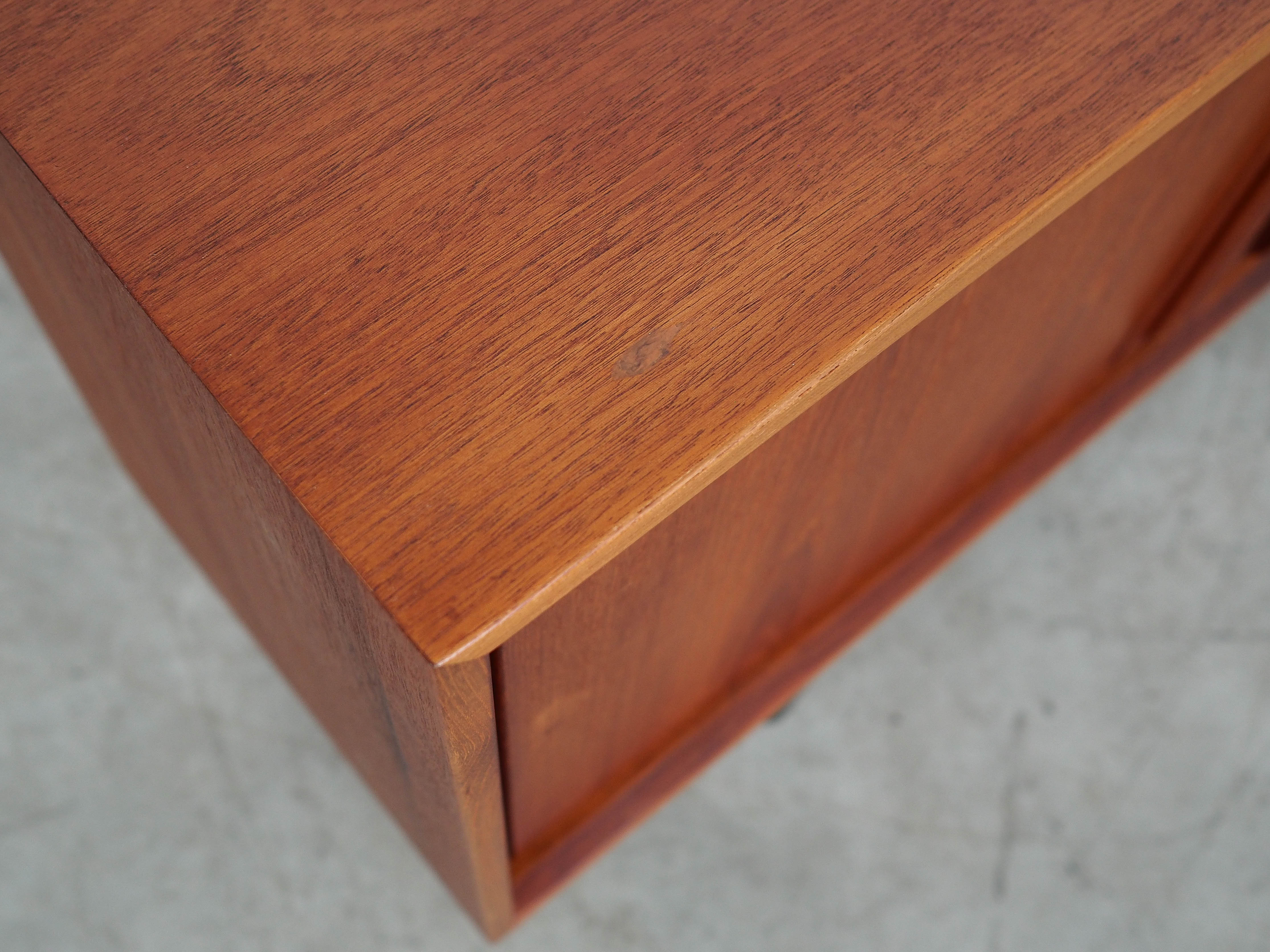 Teak-Sideboard Braun 1960er Jahre