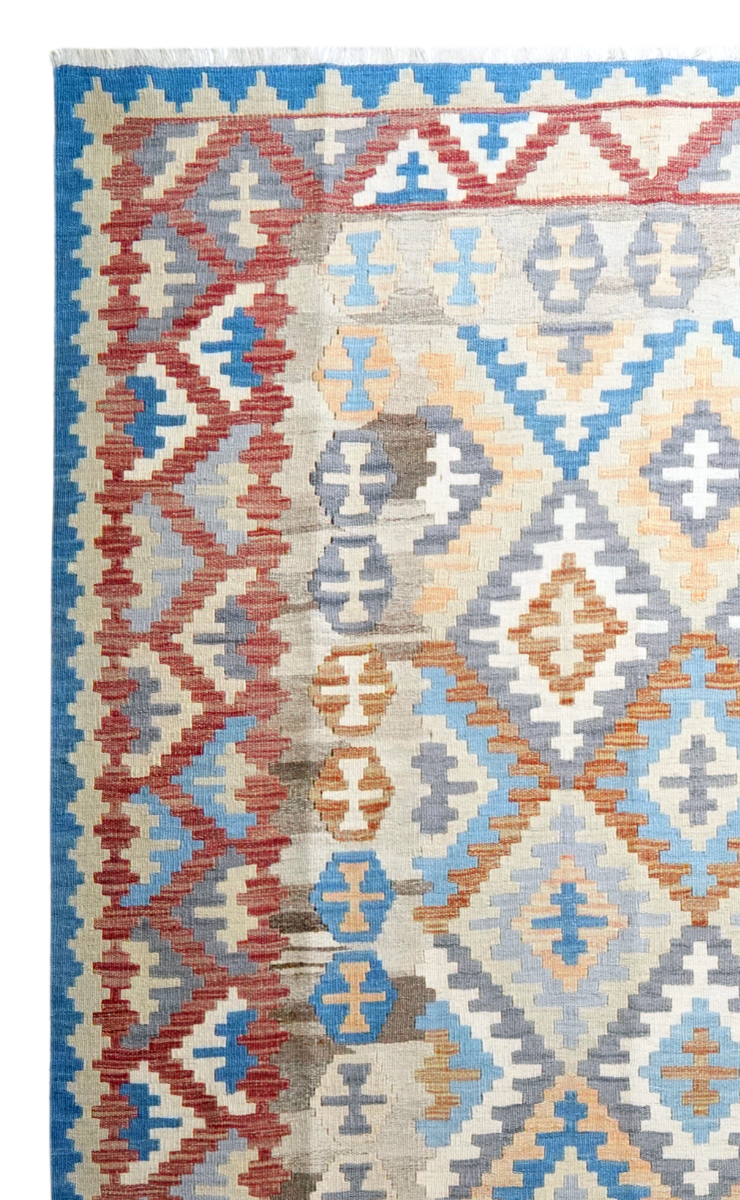 Kilim Gashgai Teppich Wolle Mehrfarbig