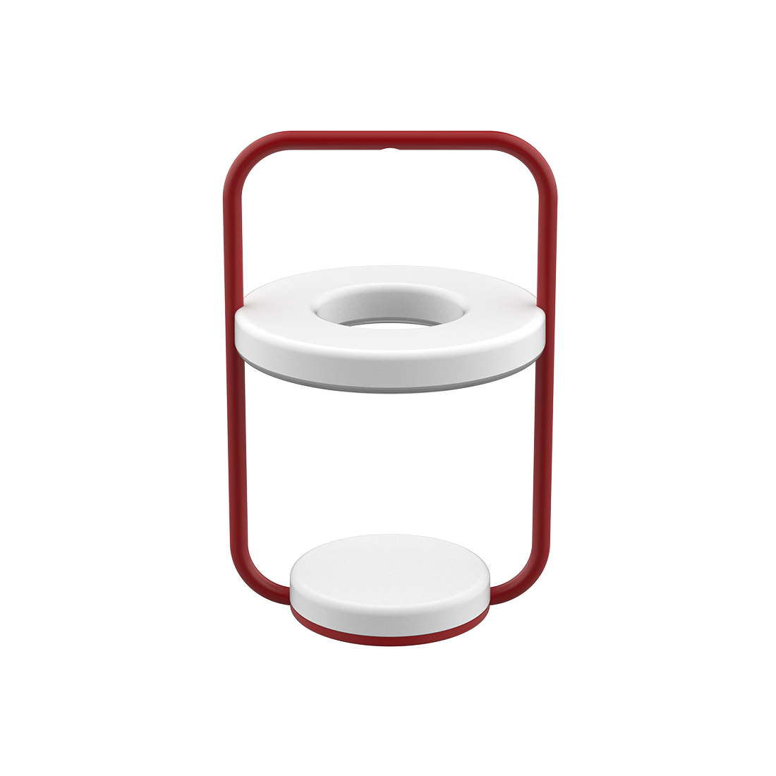 Ulli Battery lantern Aluminium Red