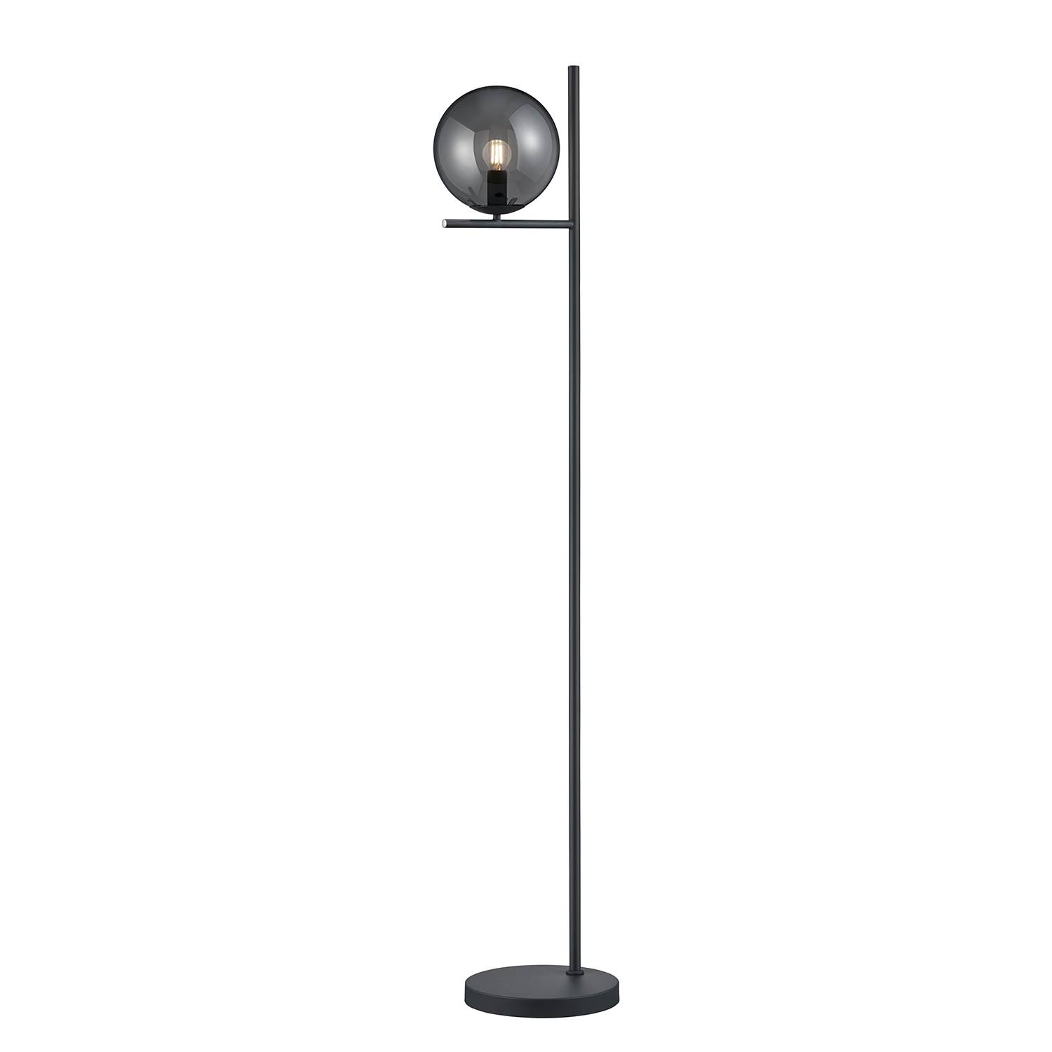 Stehleuchte Pure II Glas / Aluminium 1-flammig