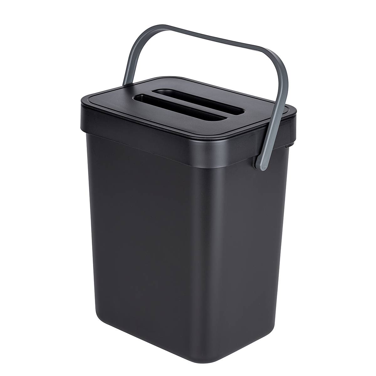 Tago Kitchen Trash Can Polypropylene Black