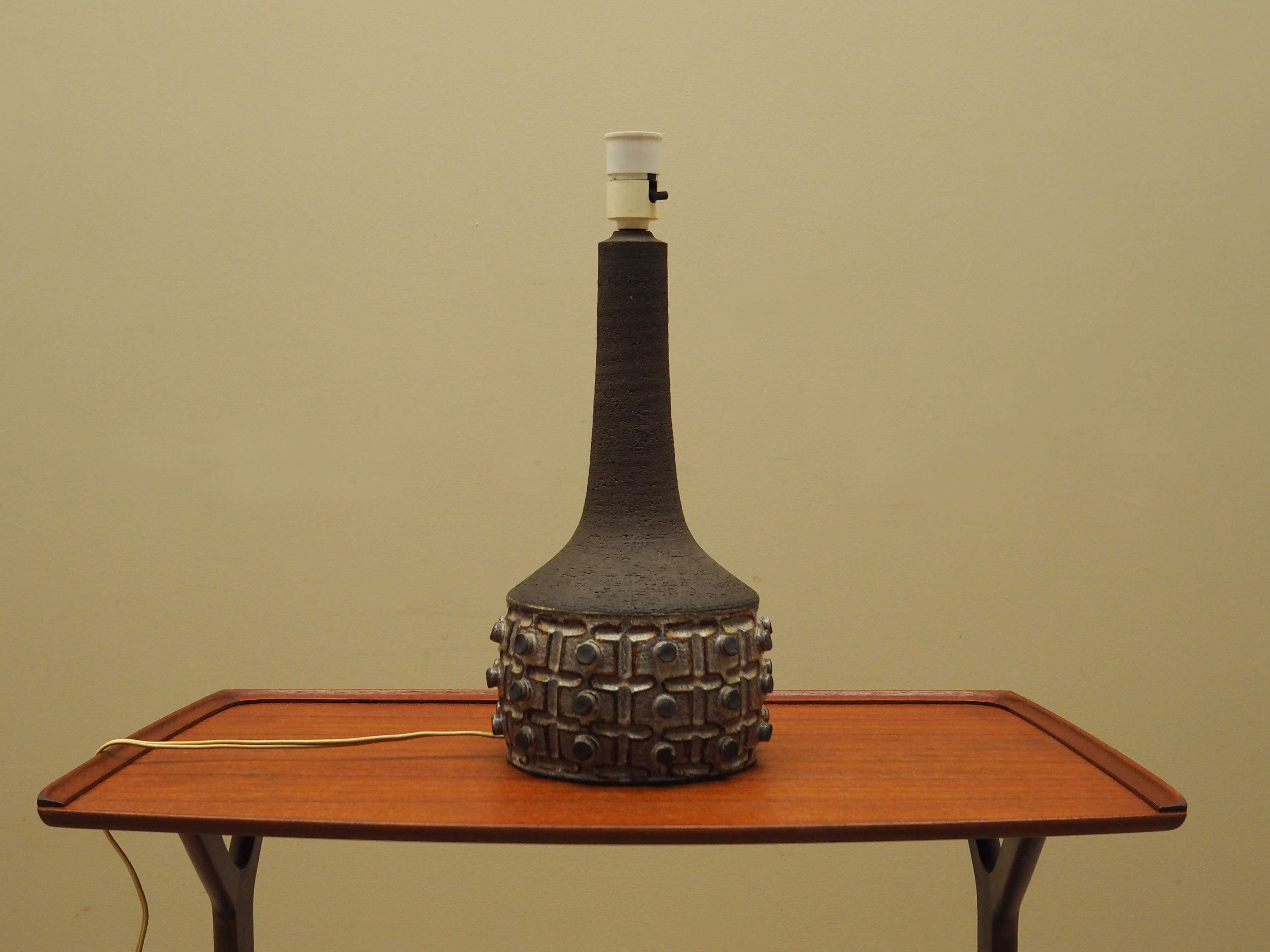 Tischlampe Keramik 1970er Jahre