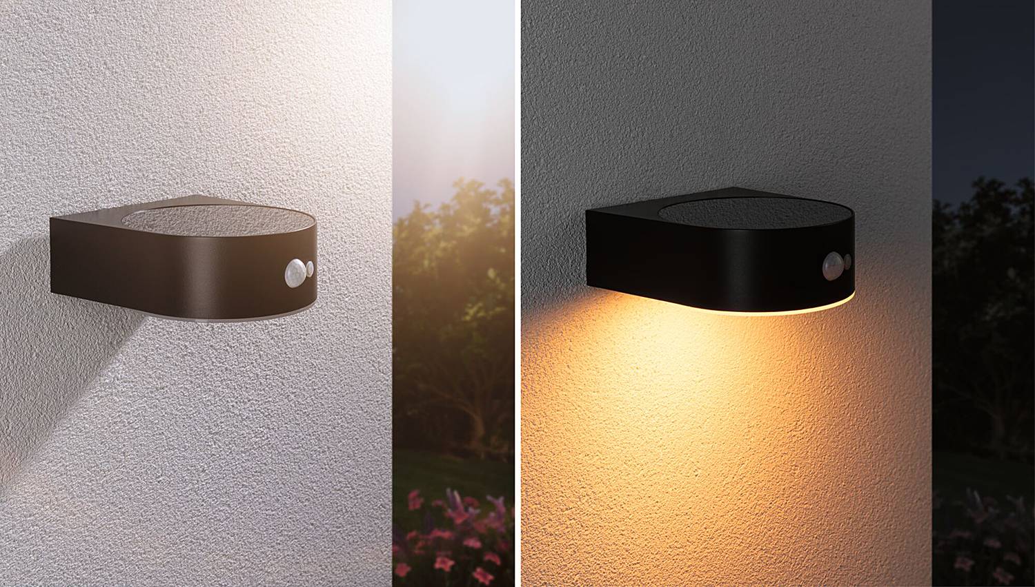 1-Flammig Wall Lamp Eileen Polycarbonate Black