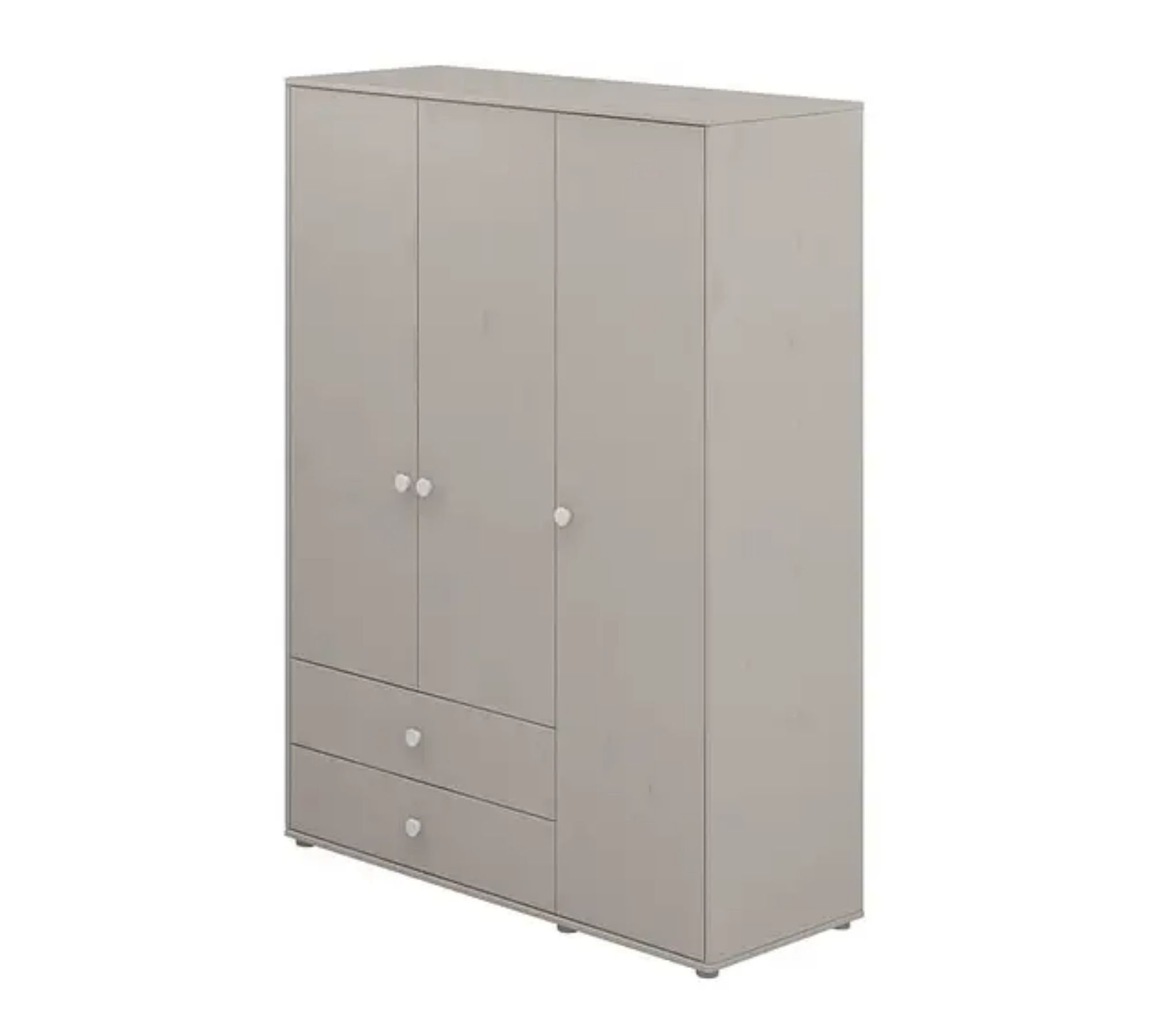 Kleiderschrank Extra Hoch Holz Grau