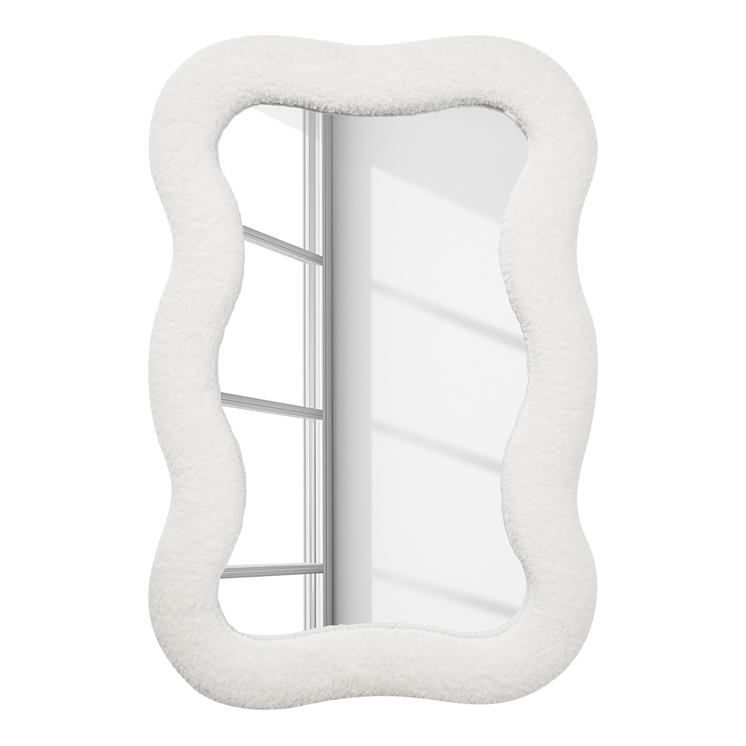 Pimmit Mirror Teddy Fur White