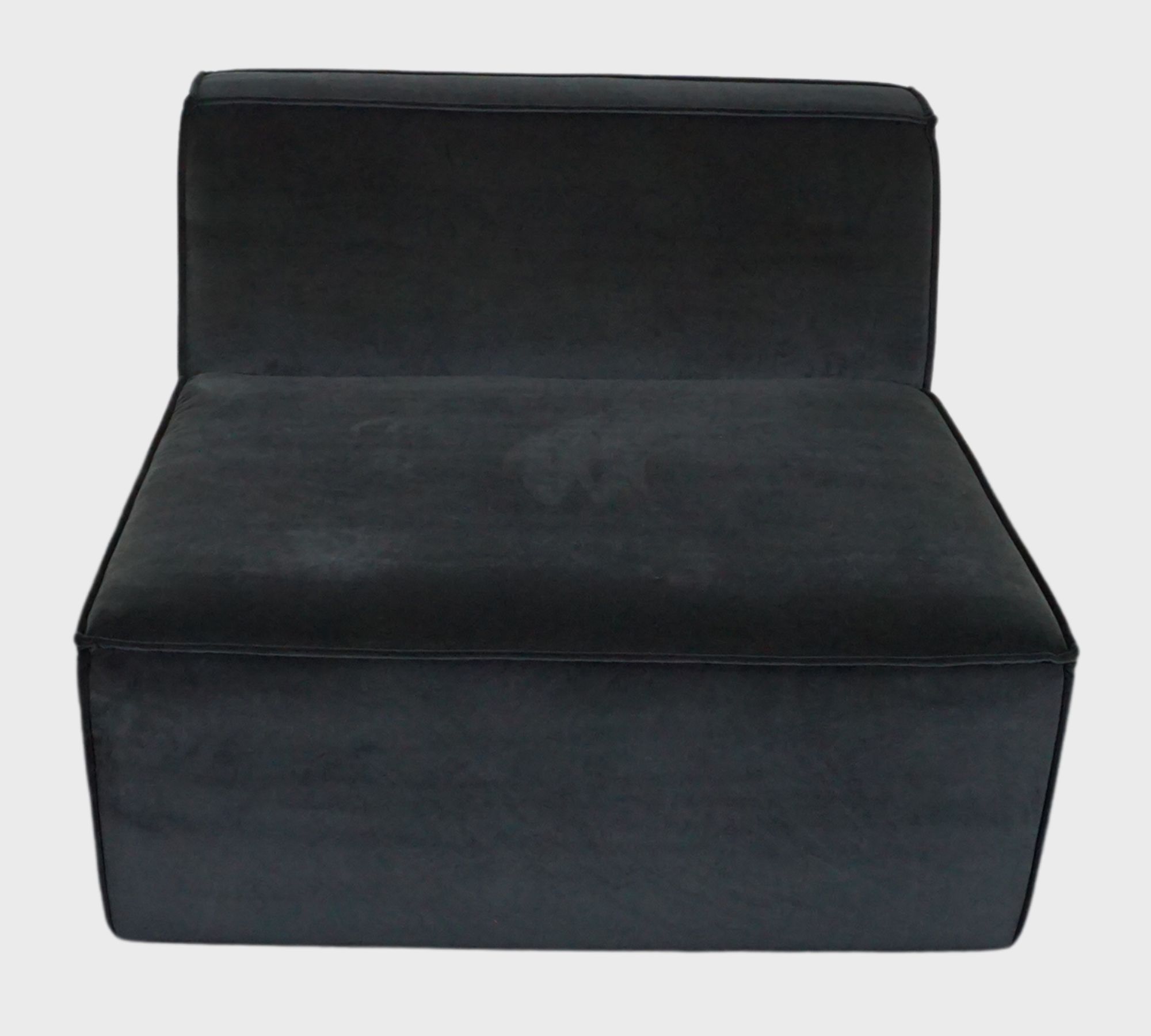 Dane 1-seater Module Velour Matt Dark Grey