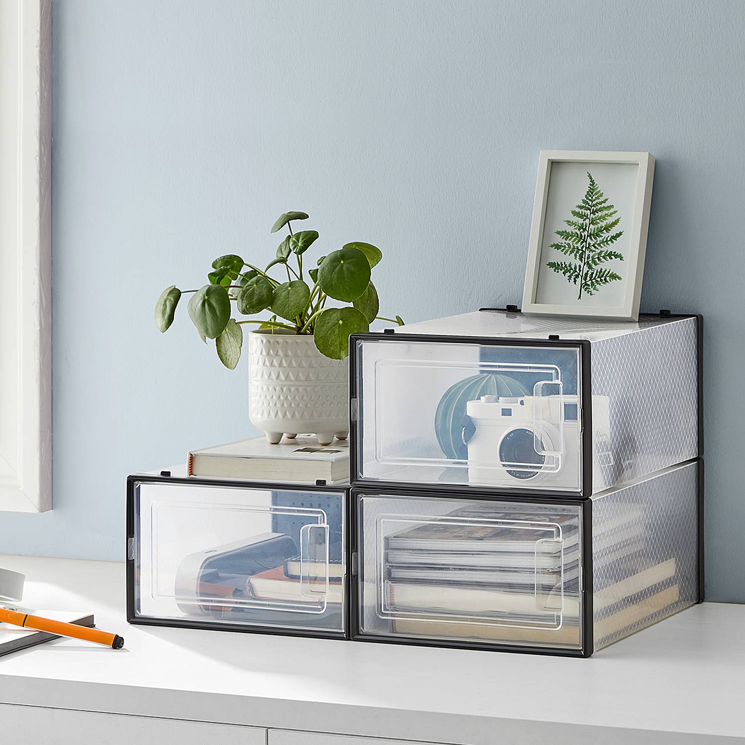 x18 Schuhbox Trets Schwarz