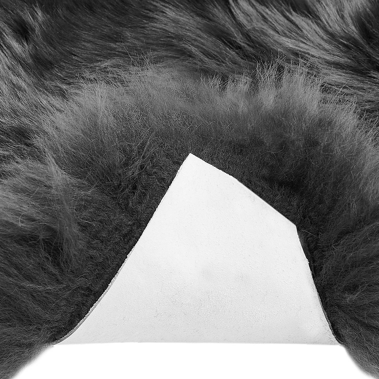 Rug Type A Sheepskin Black