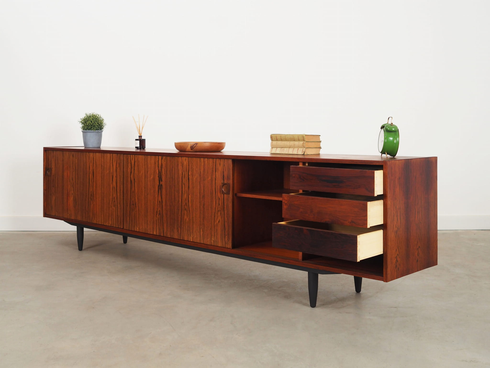 Vintage Sideboard Palisanderholz Braun 1960er Jahre