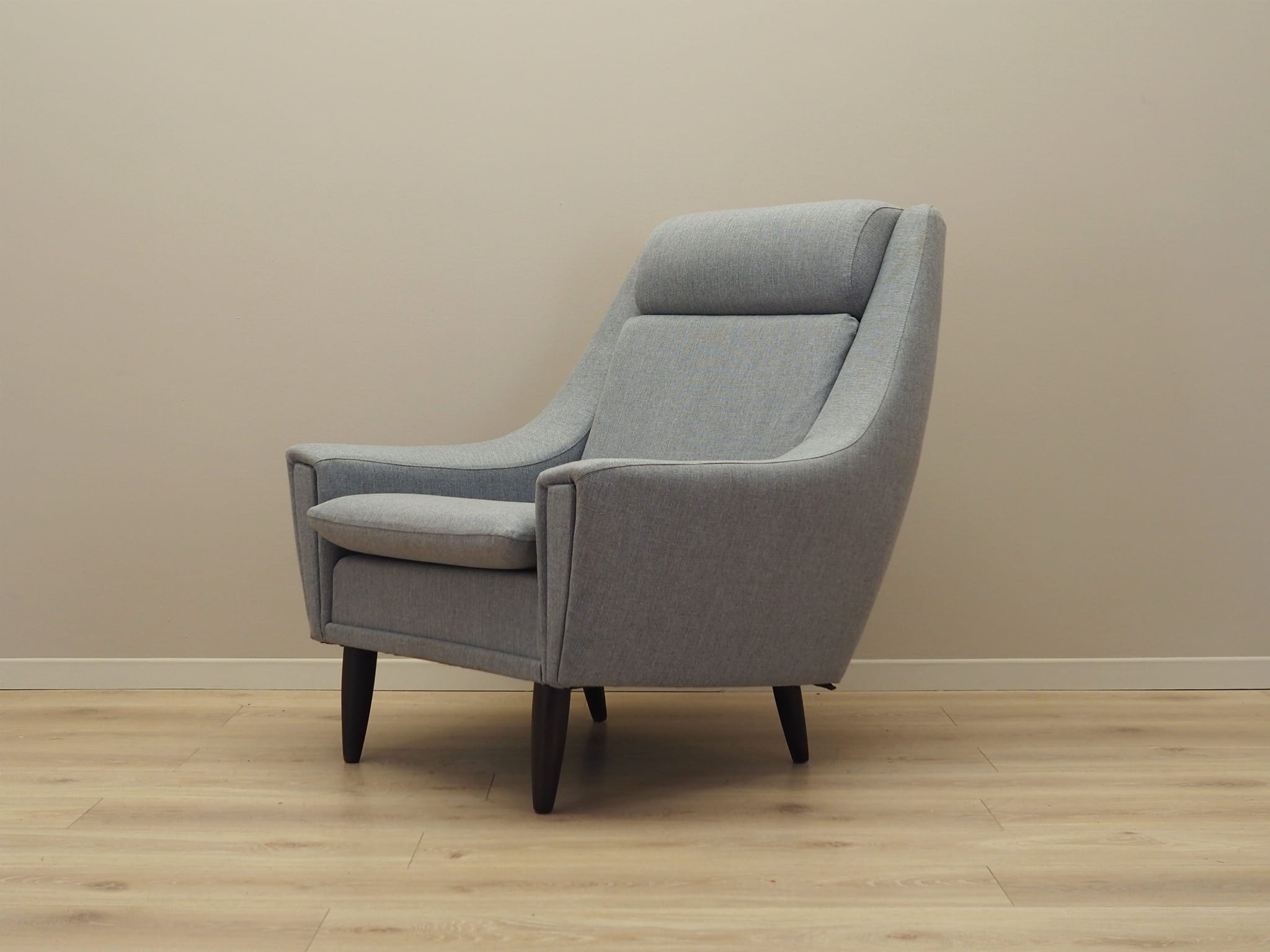 Armchair Textile Wood Grey 1970s
