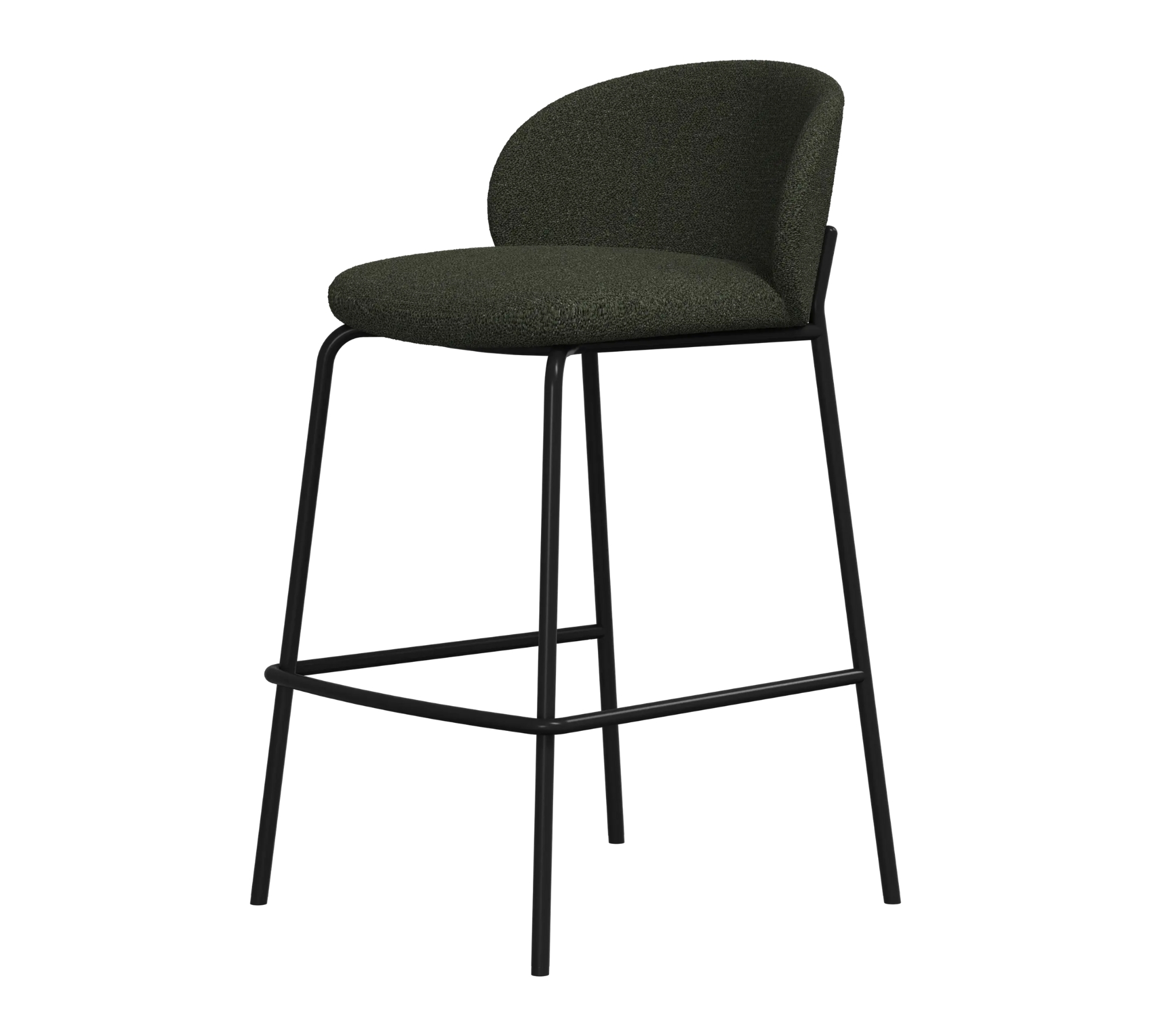 Princeton Bar Stool Lazio Fabric Green