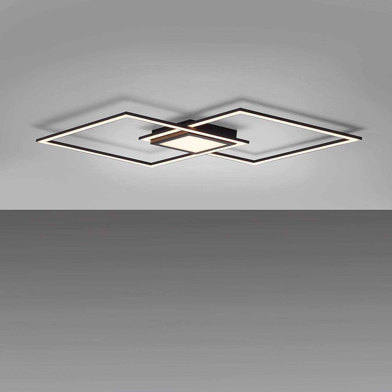 LED-Deckenleuchte Asmin Typ C Polycarbonat Aluminium