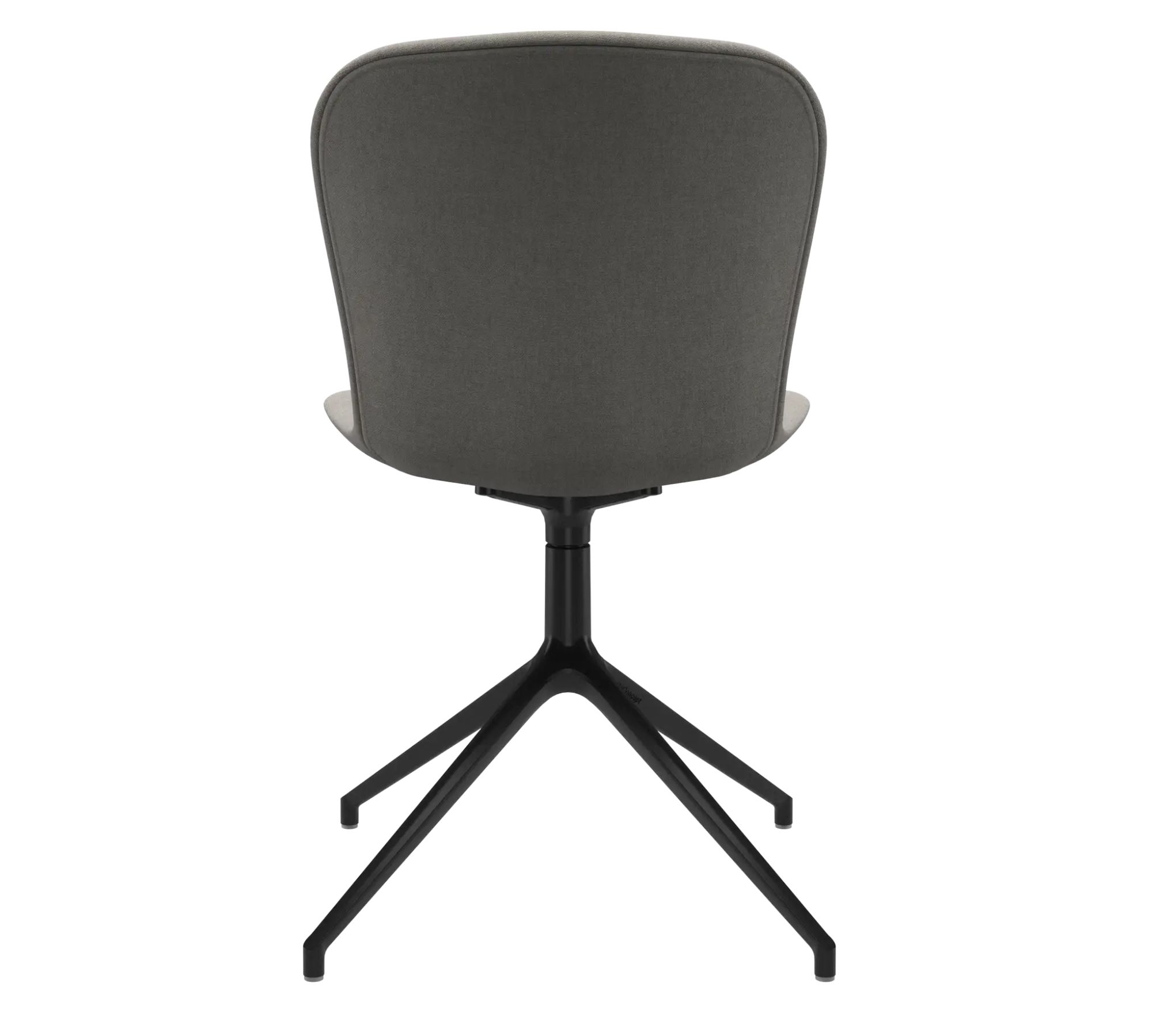 4x Adelaide Stuhl Drehbar Textil Metall Hellgrau