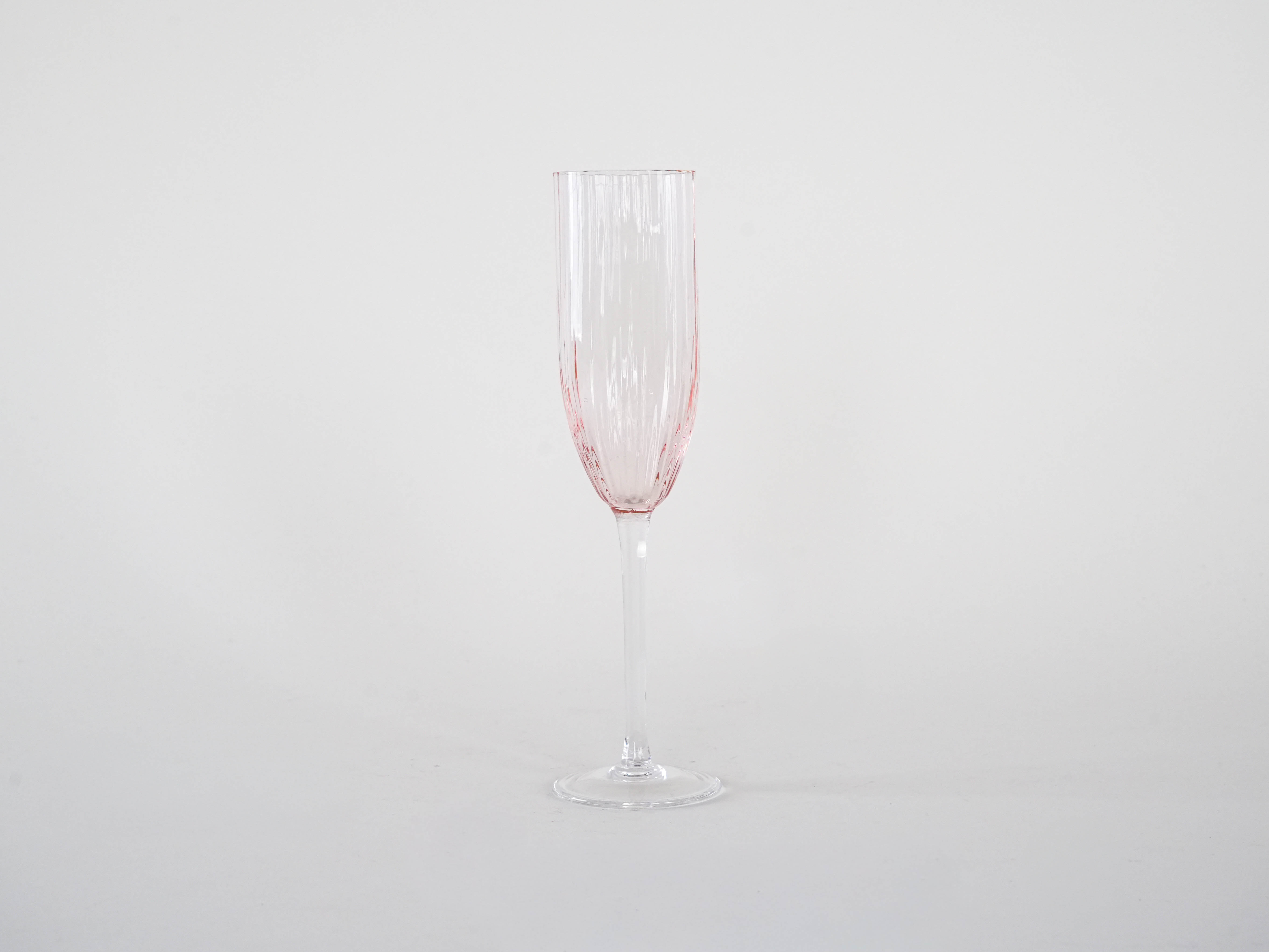 Prosecco-Gläser-Set Rosa 1970er Jahre