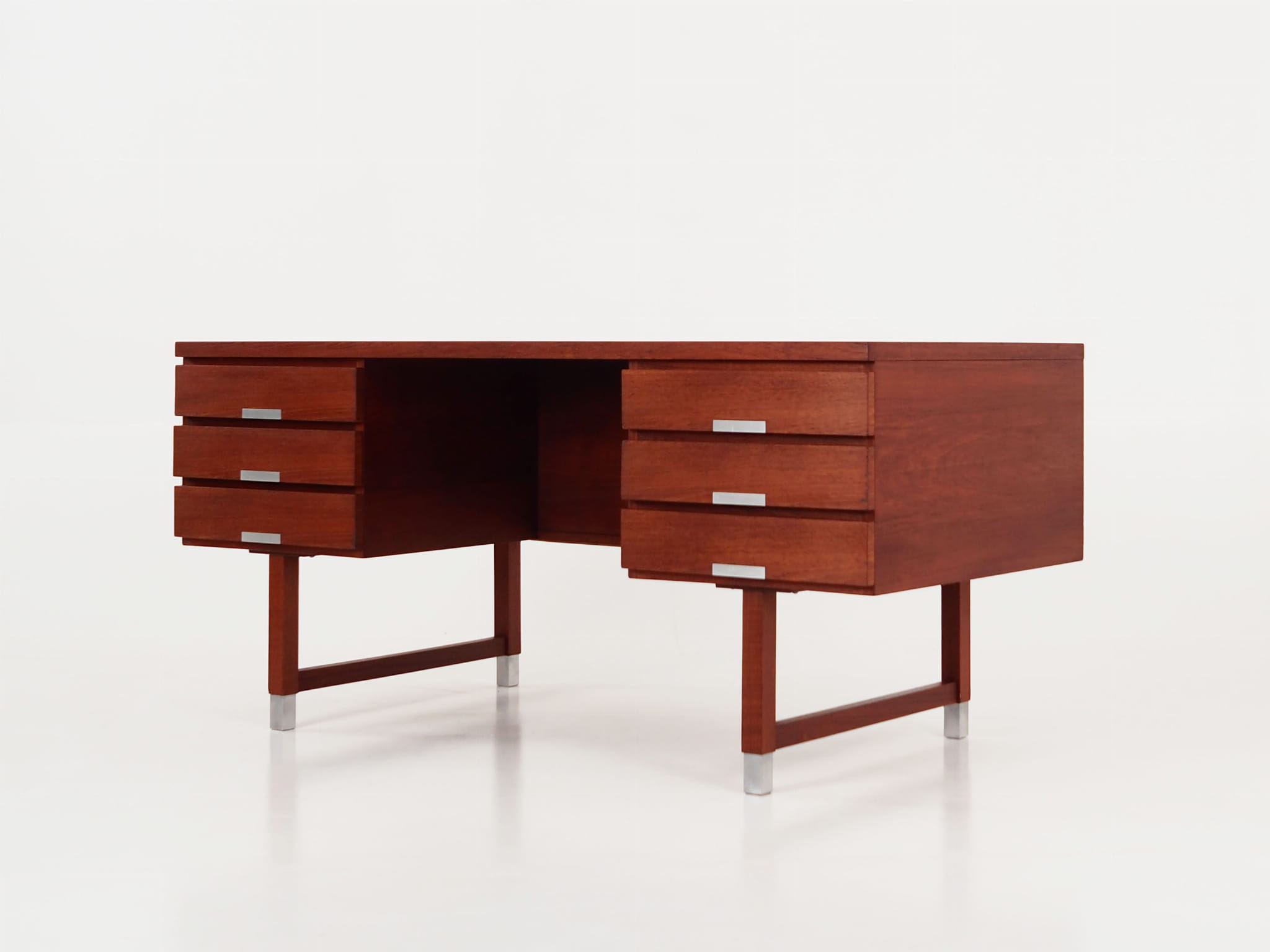 Desk Teak Brown 1970s