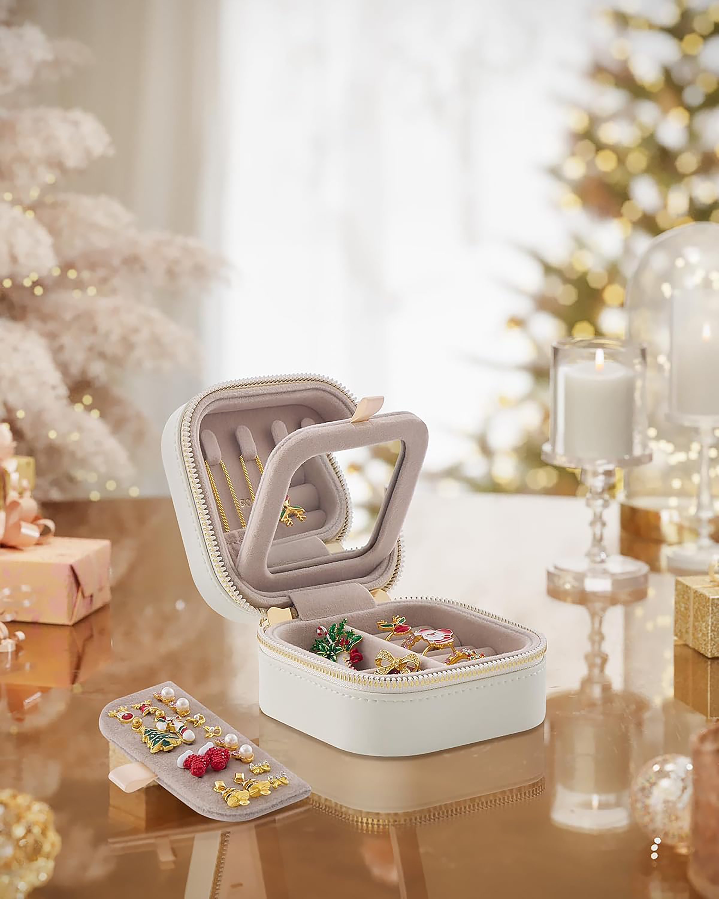 Ahzem Jewelry Box White
