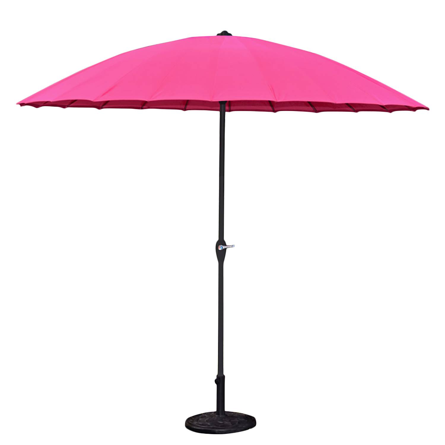 Parasol Hoxter Steel Woven Fabric Pink