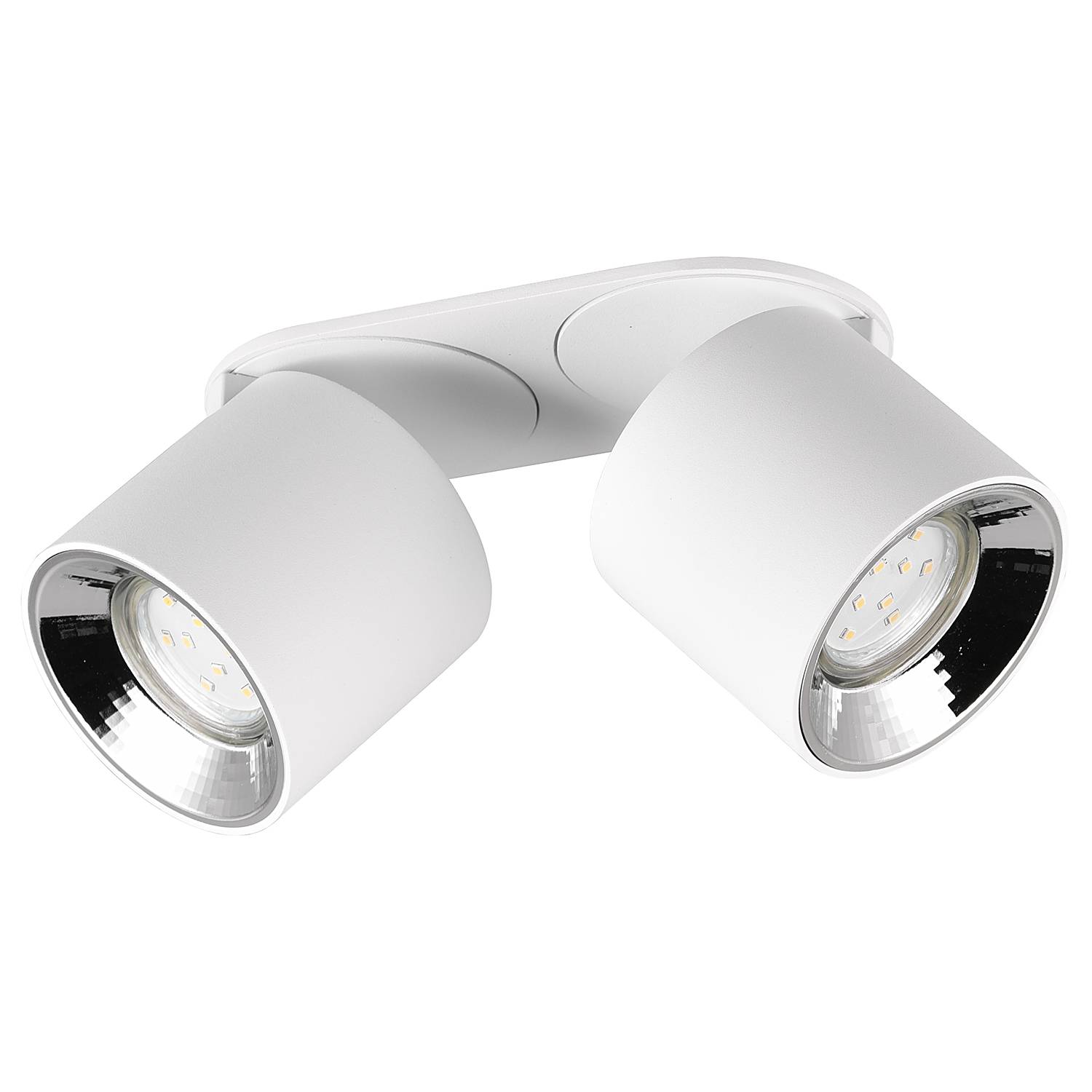 2-Flammig Guayana Deckenleuchte Eisen Weiß