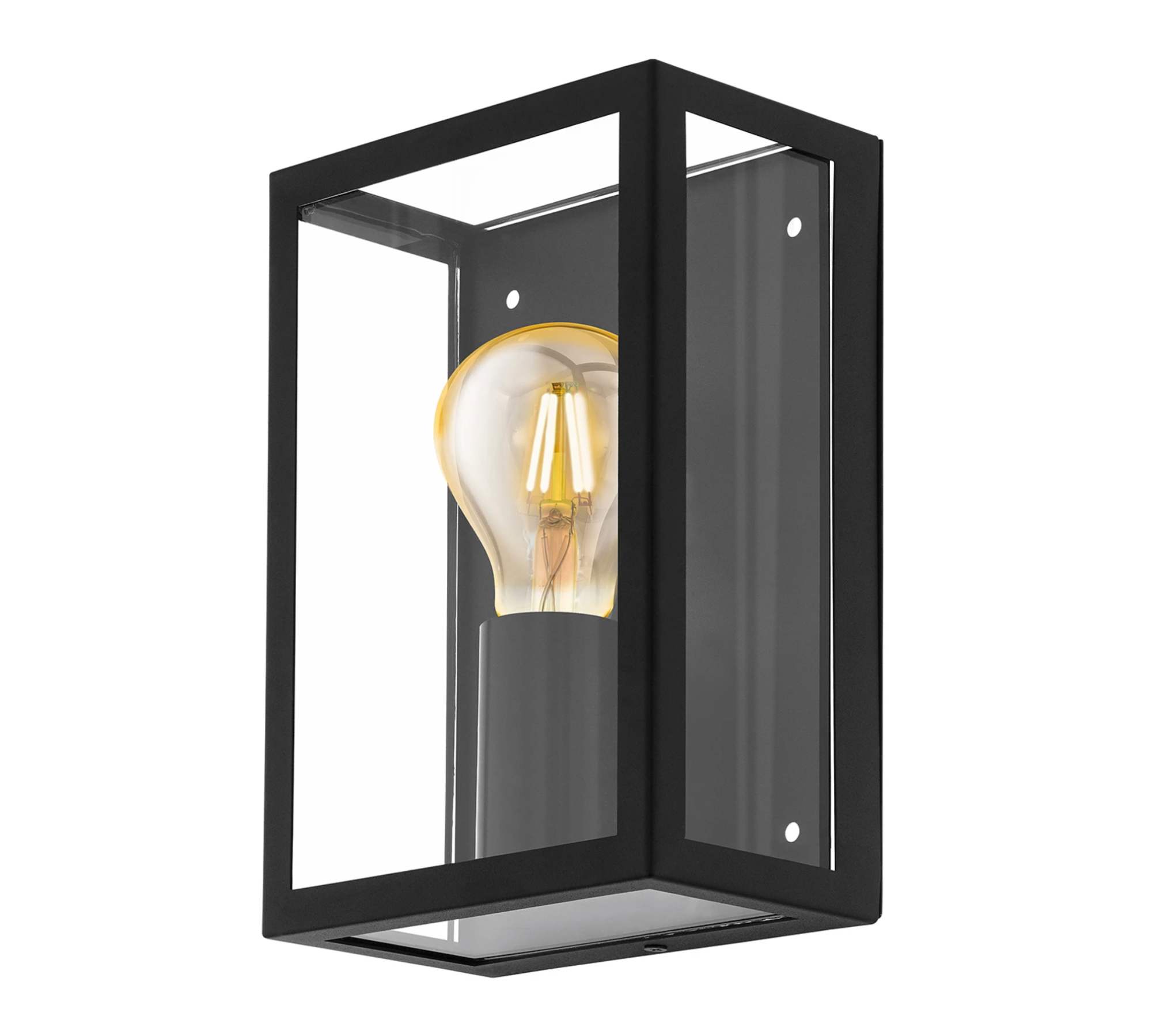 Outdoor wall light Stainless steel Black