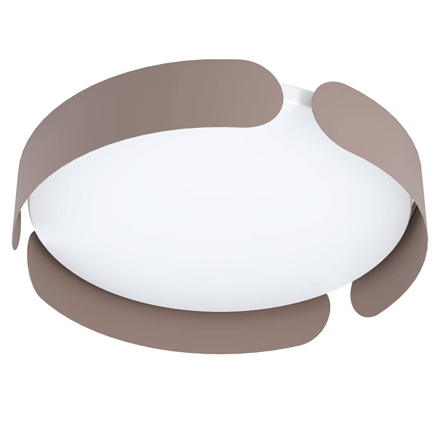 LED-Deckenleuchte Valcasotto VI Braun