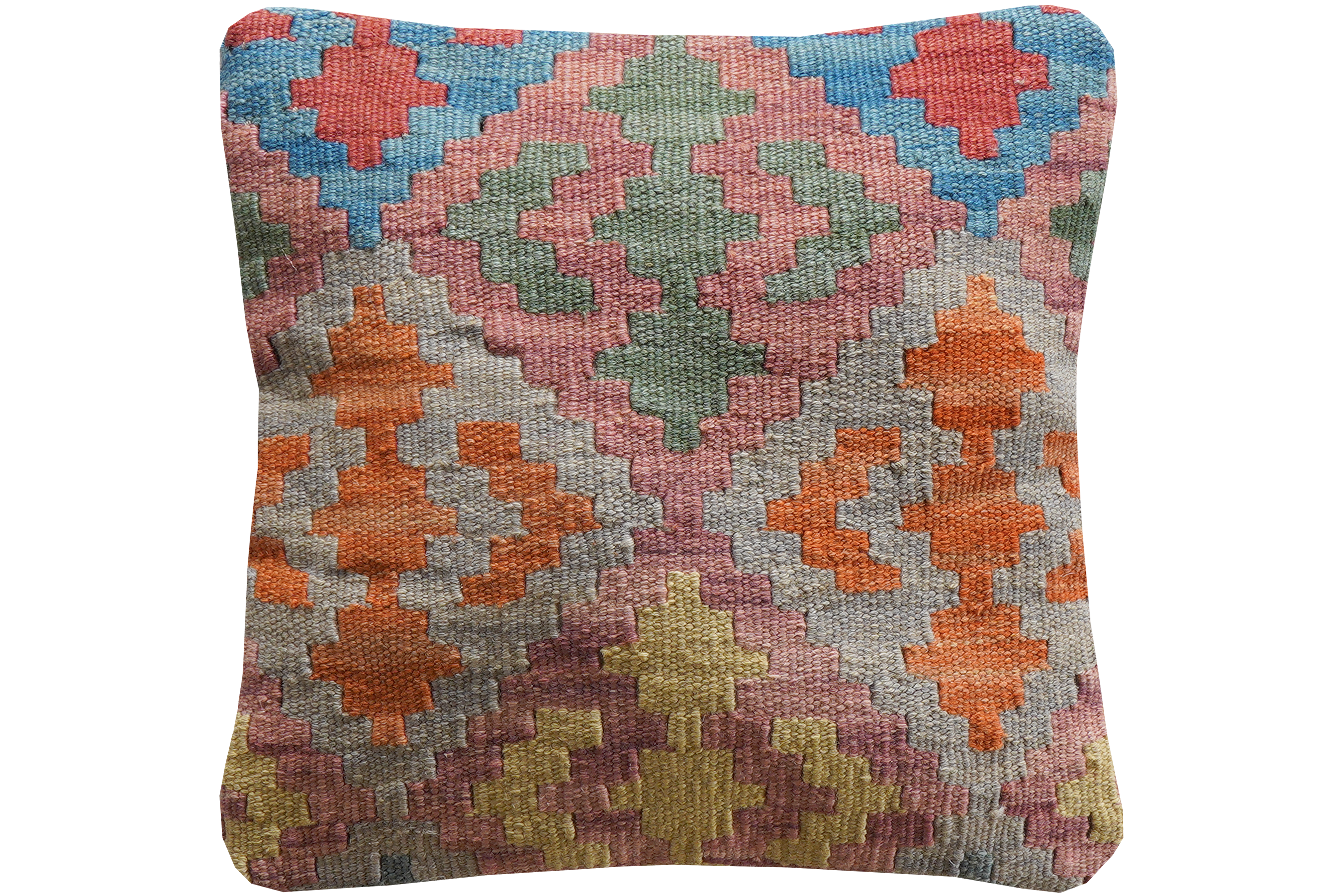 Cuscino Kilim Lana Cotone Multicolore