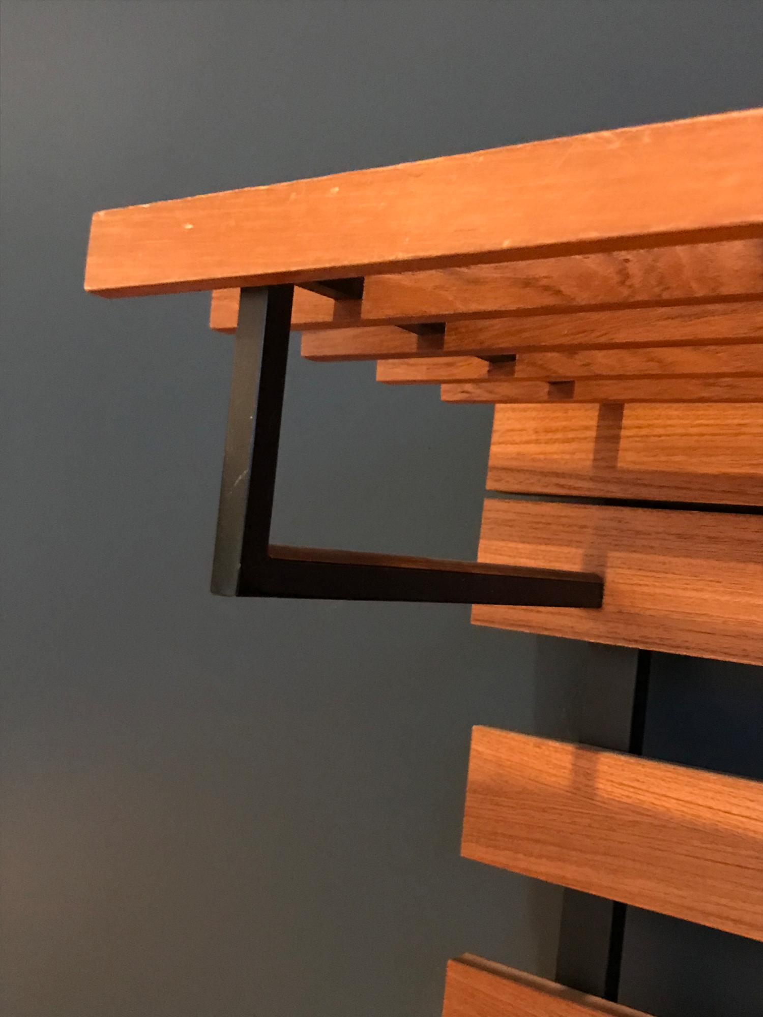 Vintage Wandgarderobe Holz