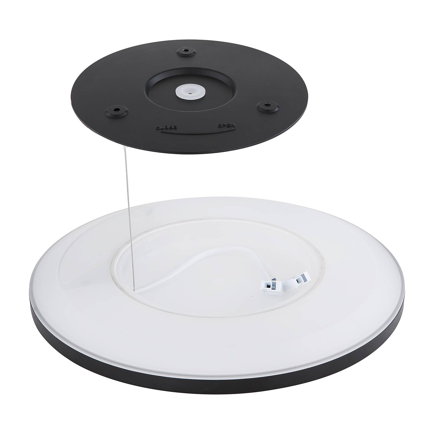 LED-Deckenleuchte Sapana I Schwarz