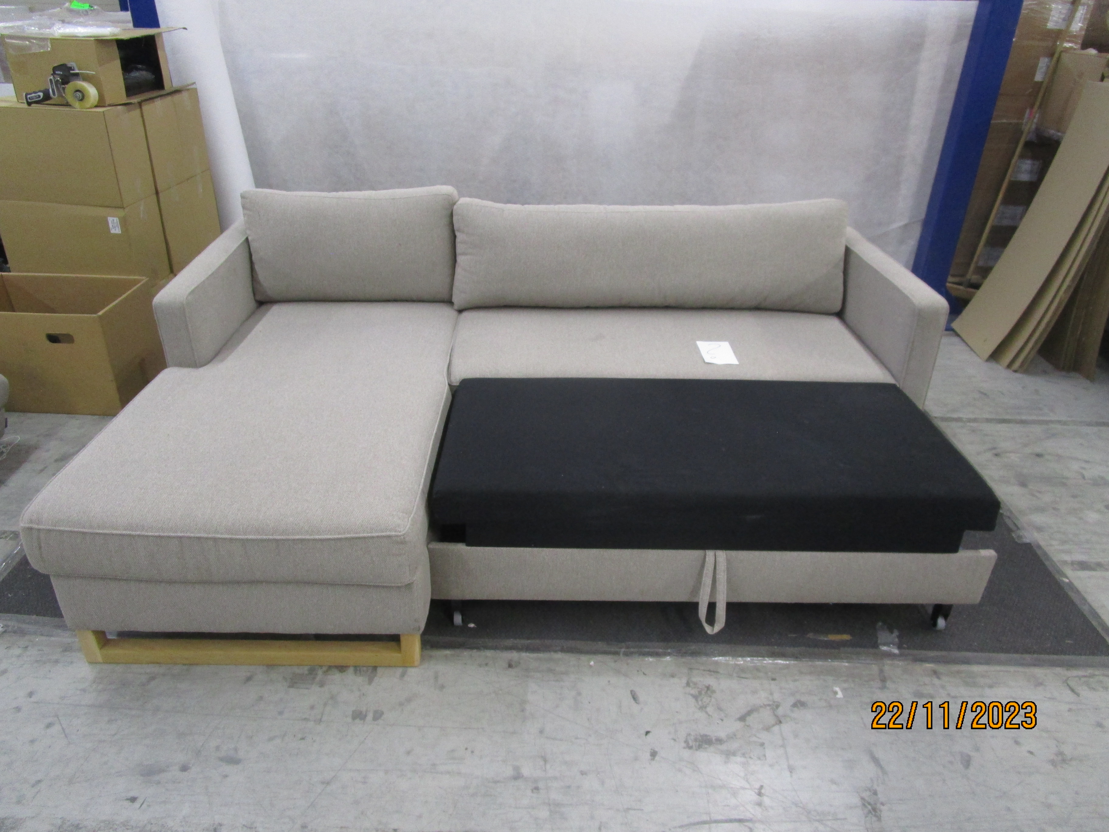 Madison Schlafsofa Récamiere Links Agnes Brown